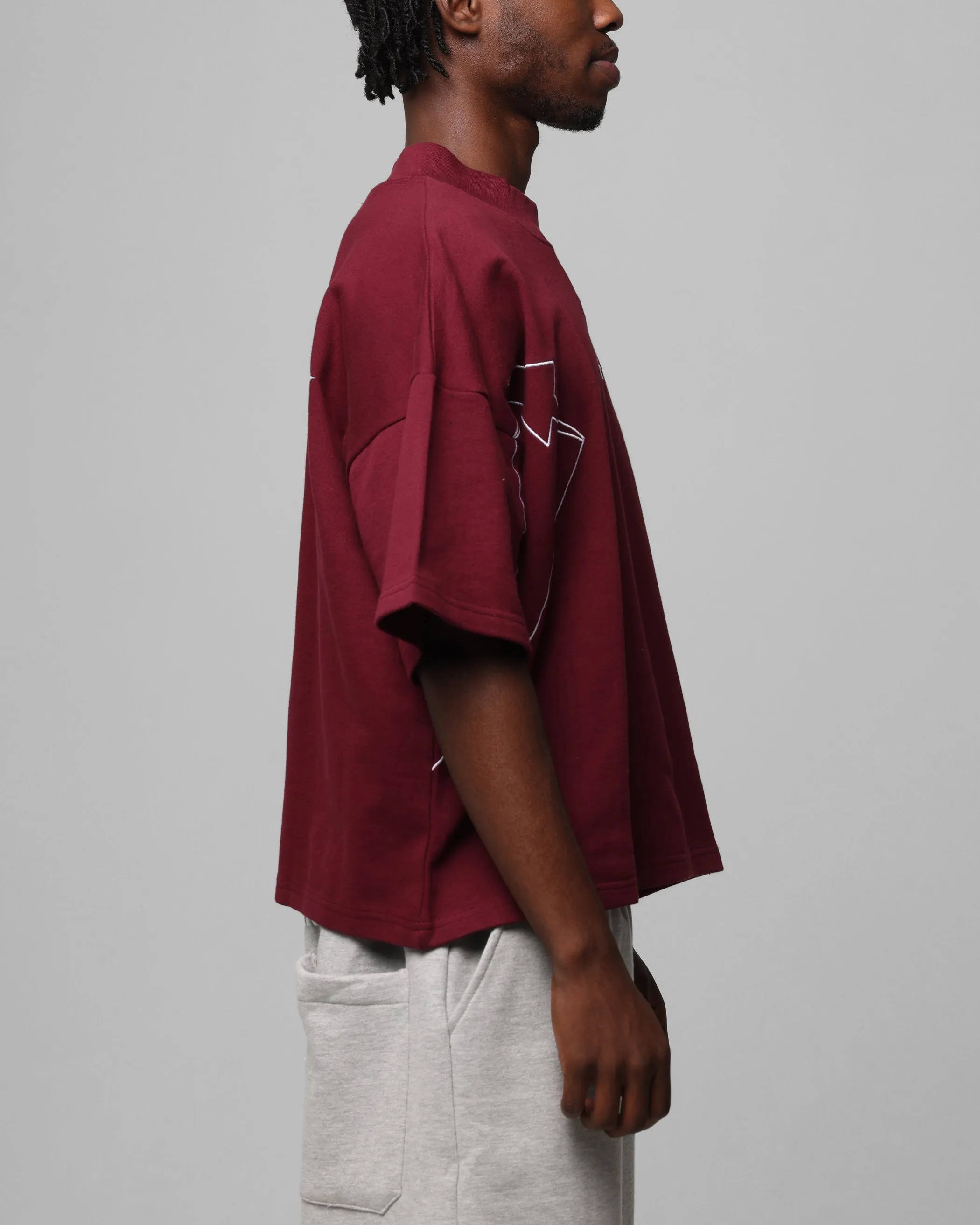 Loiter Dark Performance T-Shirt Burgandy sold by Culture Kings product image thumbnail 5