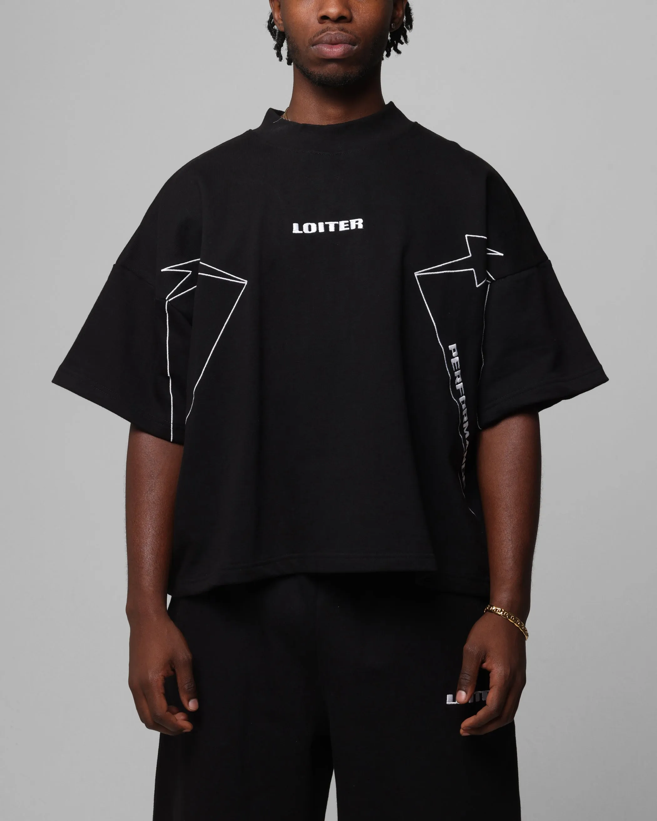 Loiter Dark Performance T-Shirt Black sold by Culture Kings