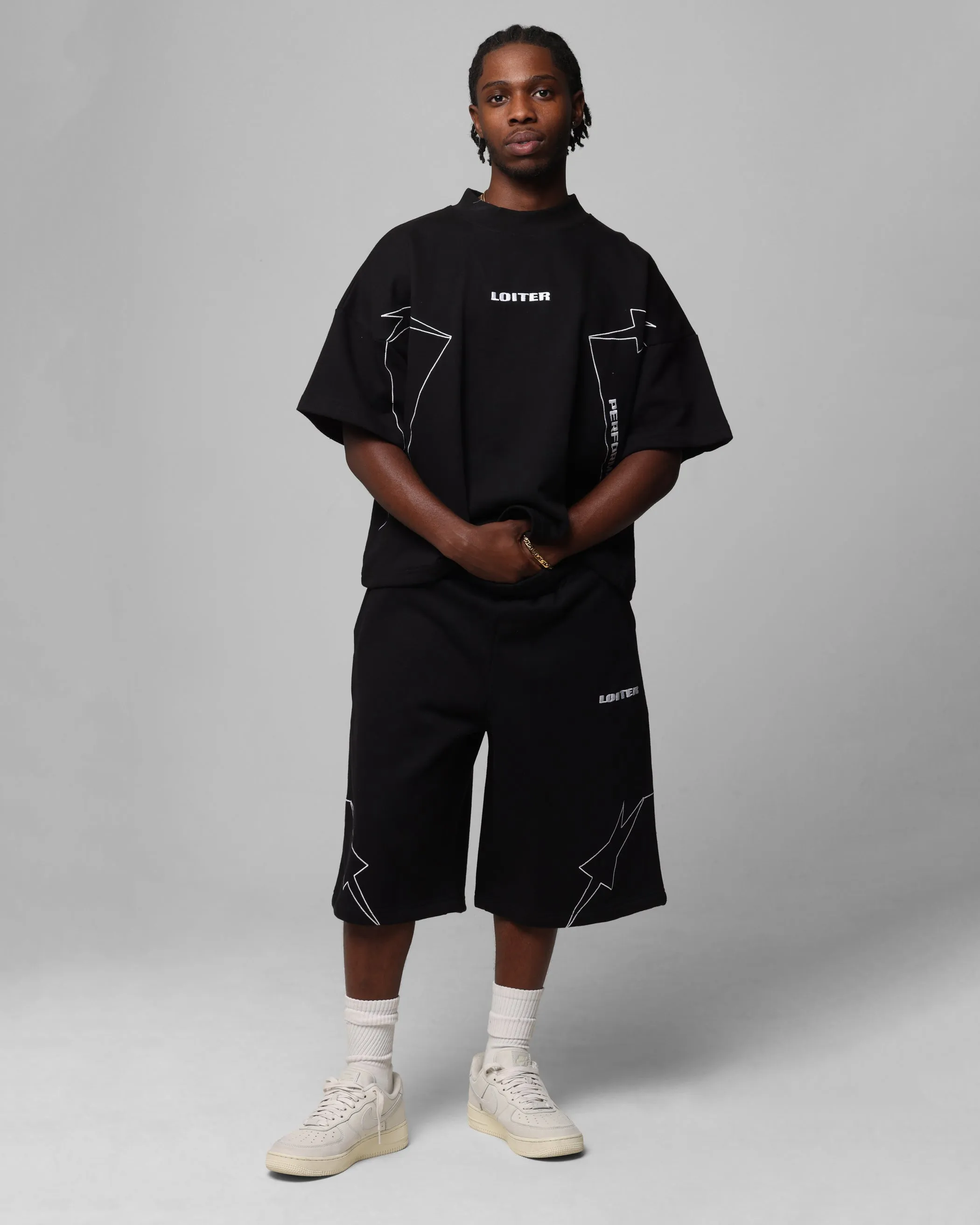 Loiter Dark Performance T-Shirt Black sold by Culture Kings product image thumbnail 3