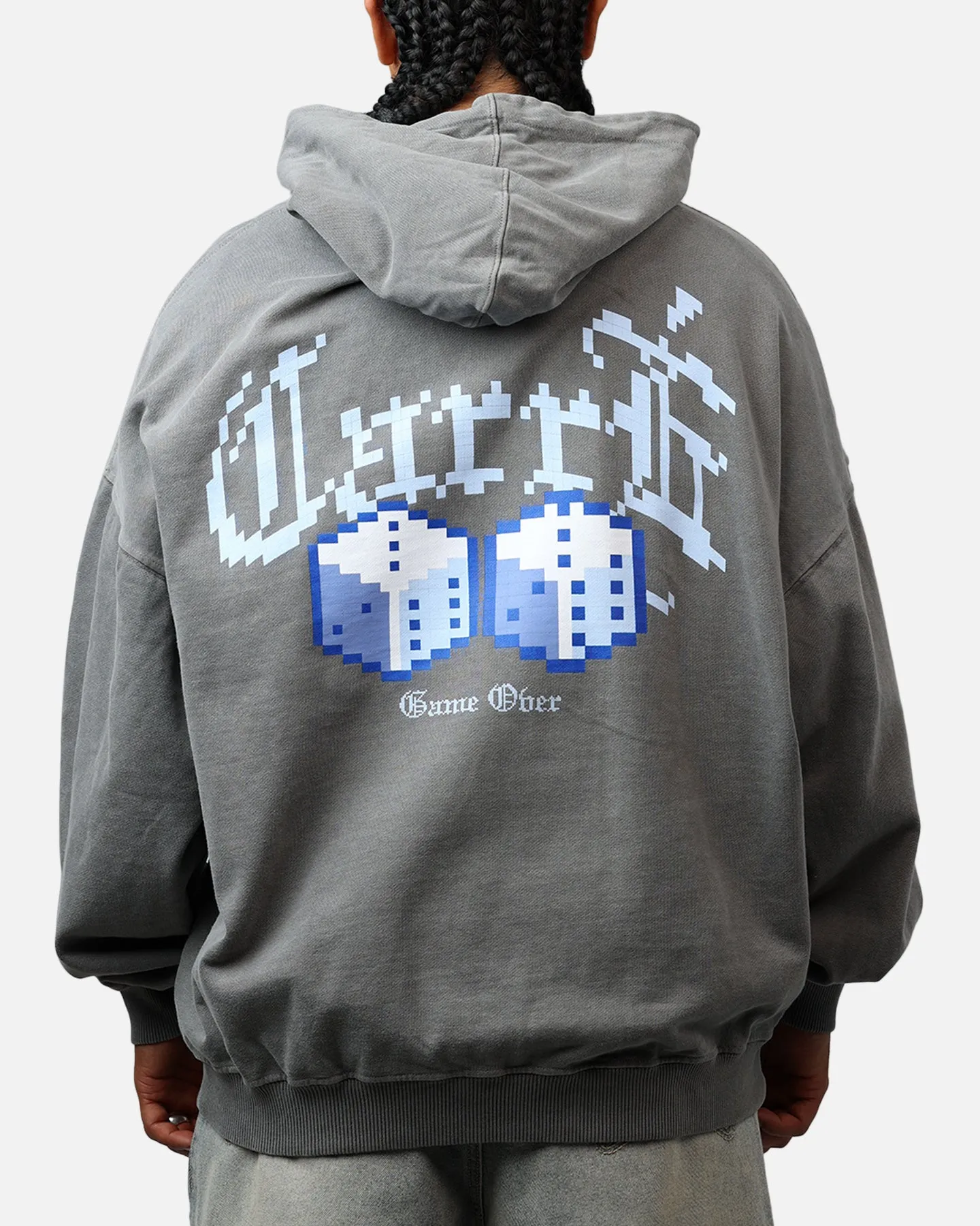 Carre Game Over Hoodie Washed Charcoal sold by Culture Kings