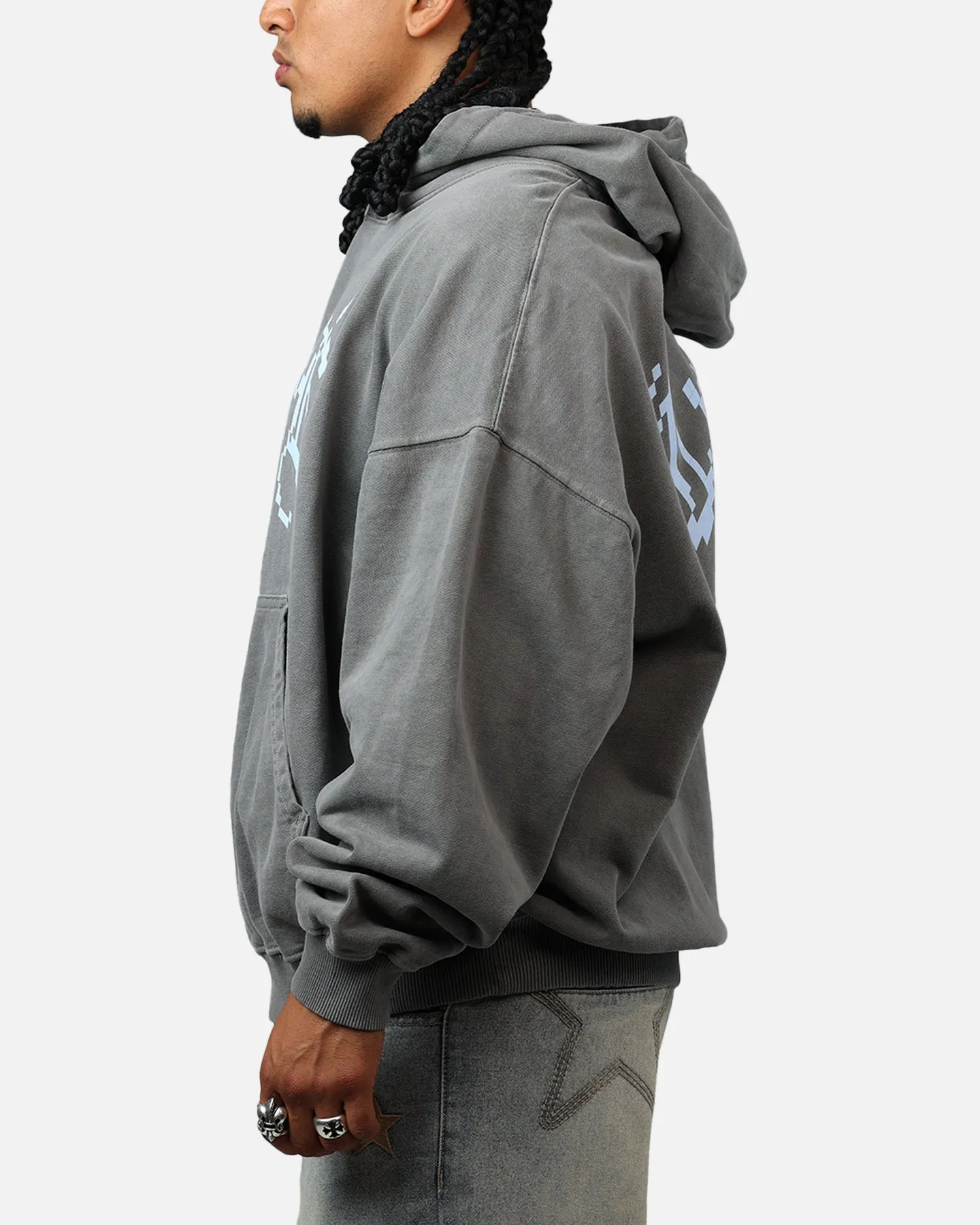 Carre Game Over Hoodie Washed Charcoal sold by Culture Kings product image thumbnail 5