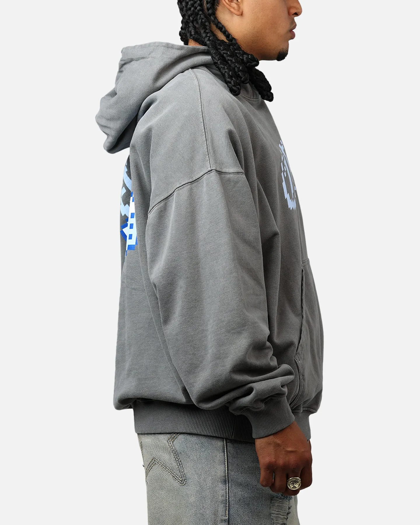 Carre Game Over Hoodie Washed Charcoal sold by Culture Kings product image thumbnail 4