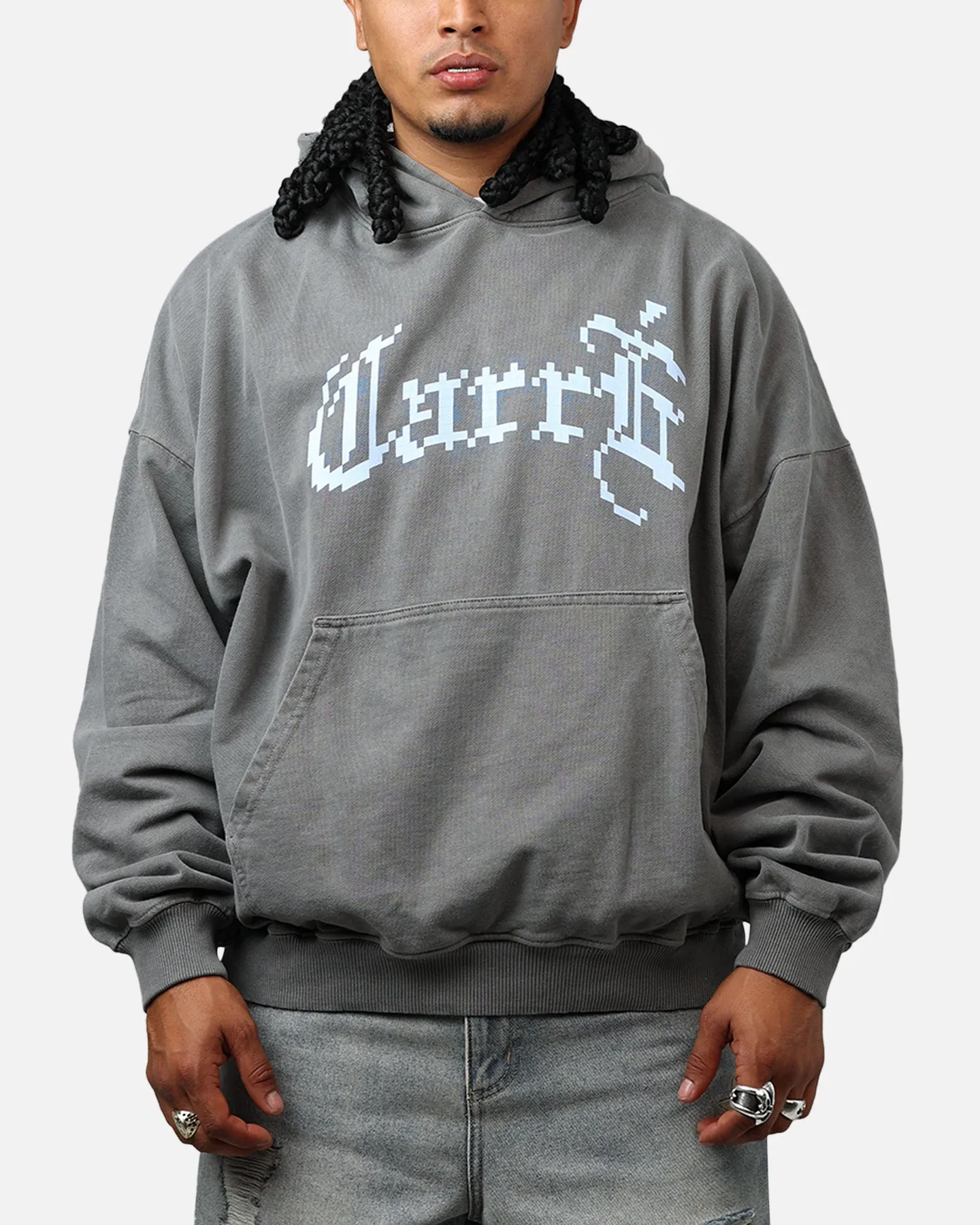 Carre Game Over Hoodie Washed Charcoal sold by Culture Kings product image thumbnail 2
