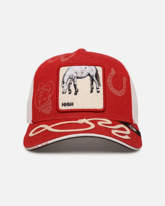 Goorin Bros Way Up Trucker Snapback Red sold by Culture Kings