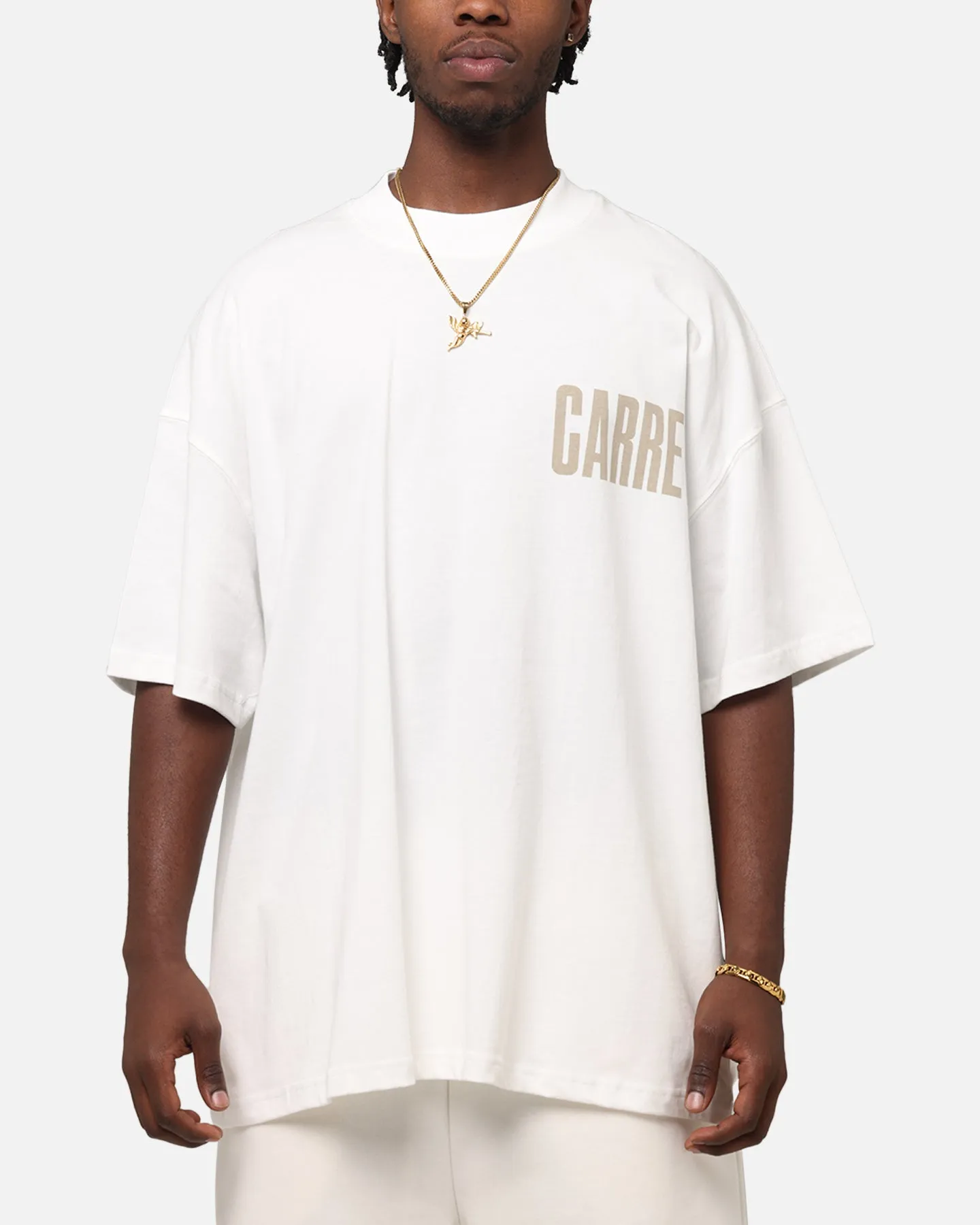 Carre Premium Essentials T-Shirt Off White sold by Culture Kings product image thumbnail 2