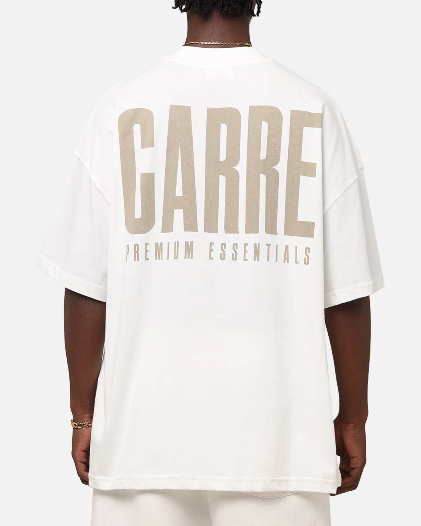 Carre Premium Essentials T-Shirt Off White sold by Culture Kings