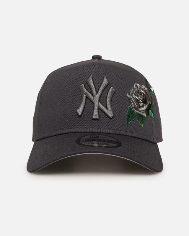New Era New York Yankees 'Gray Tonal Roses' 9FORTY A-Frame Snapback Gray sold by Culture Kings