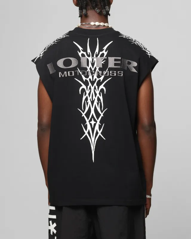 Loiter Cyber Muscle T-Shirt Black sold by Culture Kings