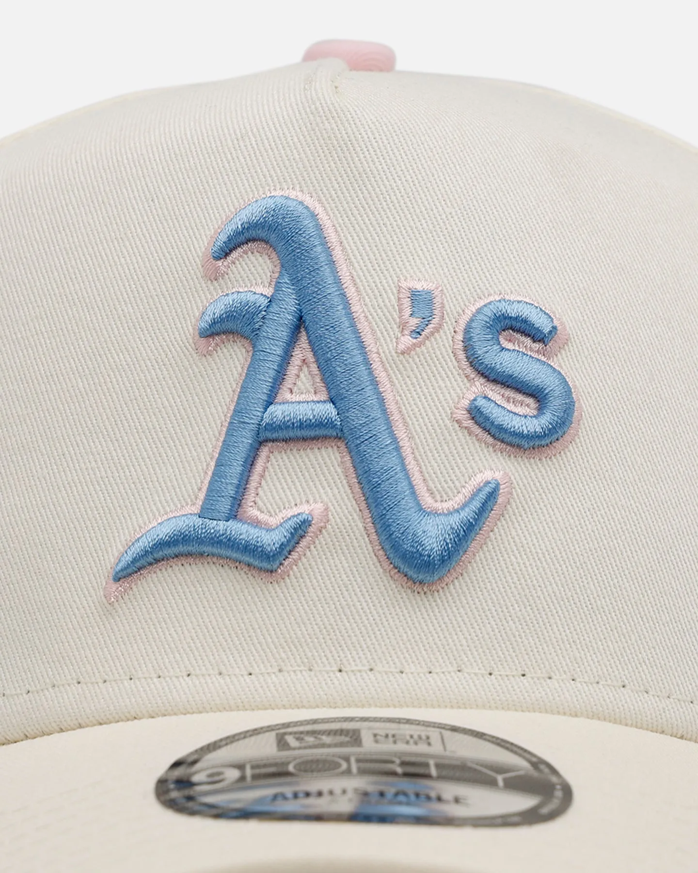 New Era Oakland Athletics 'Pastel' 9FORTY A-Frame Snapback Chrome White sold by Culture Kings product image thumbnail 5