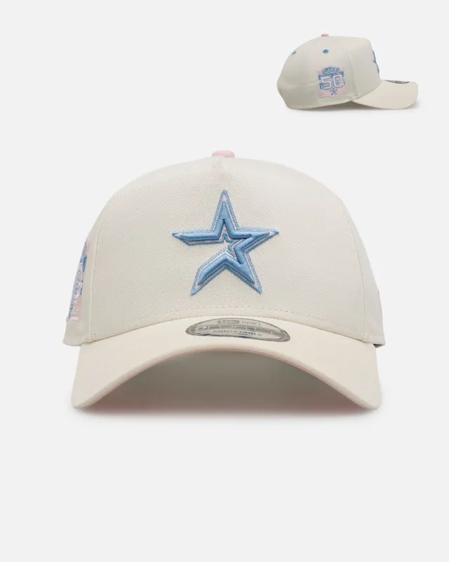 New Era Houston Astros 'Pastel' 9FORTY A-Frame Snapback Chrome White sold by Culture Kings