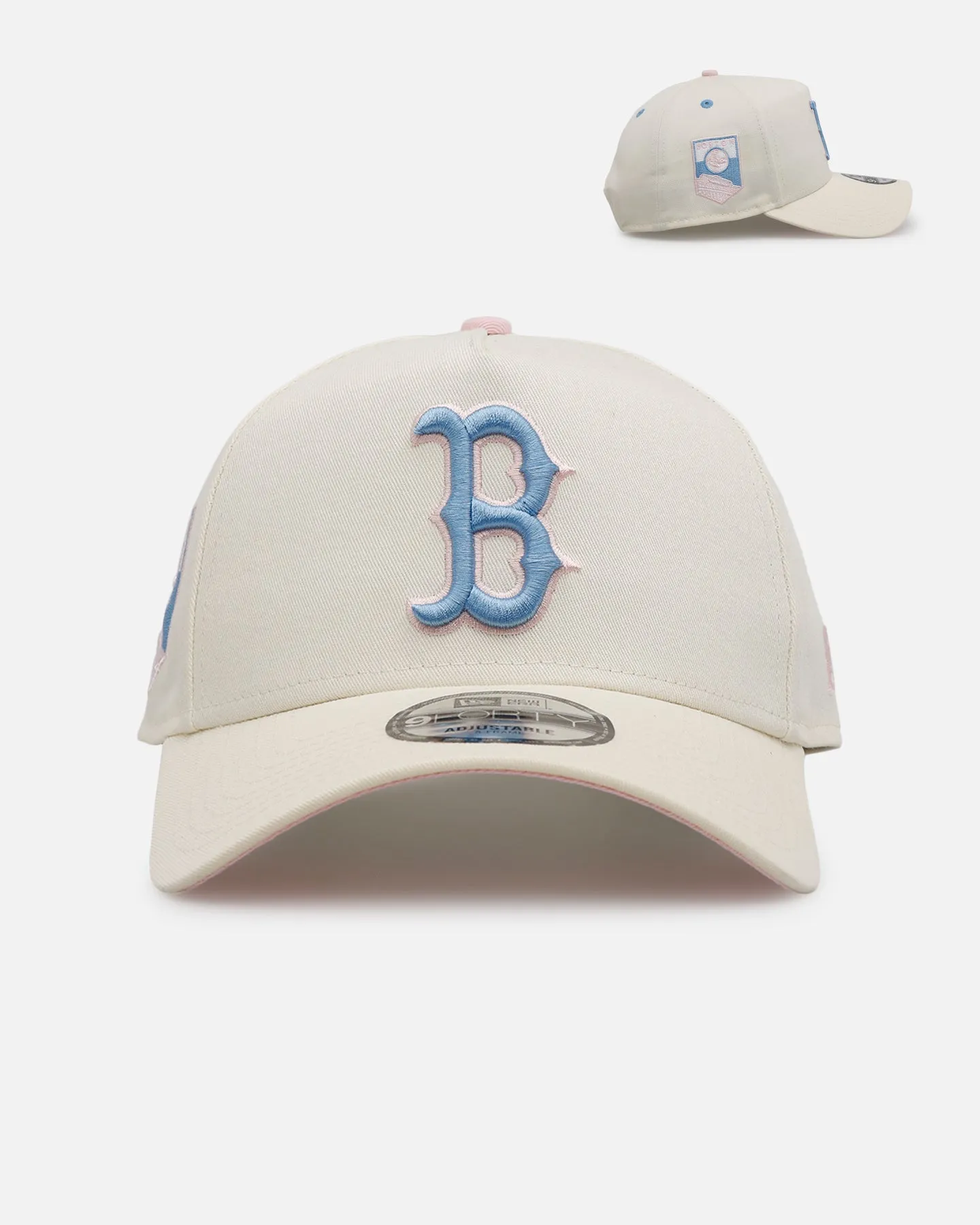 New Era Boston Red Sox 'Pastel' 9FORTY A-Frame Snapback Chrome White sold by Culture Kings