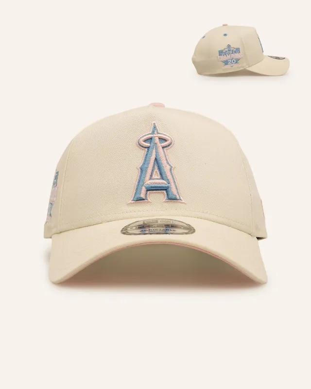 New Era Los Angeles Angels 'Pastel' 9FORTY A-Frame Snapback Chrome White sold by Culture Kings