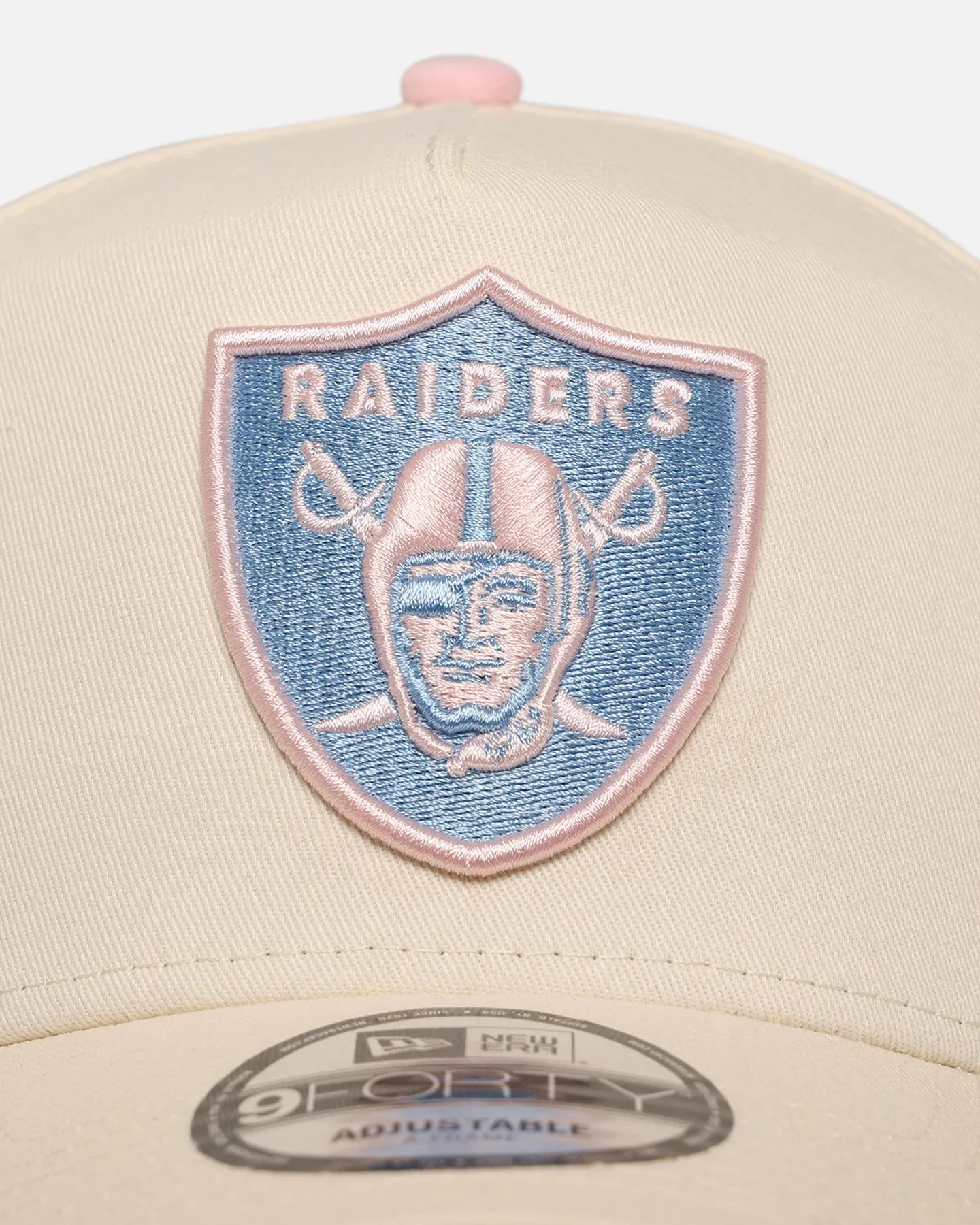 New Era Las Vegas Raiders 'Pastel' 9FORTY A-Frame Snapback Chrome White sold by Culture Kings product image thumbnail 5