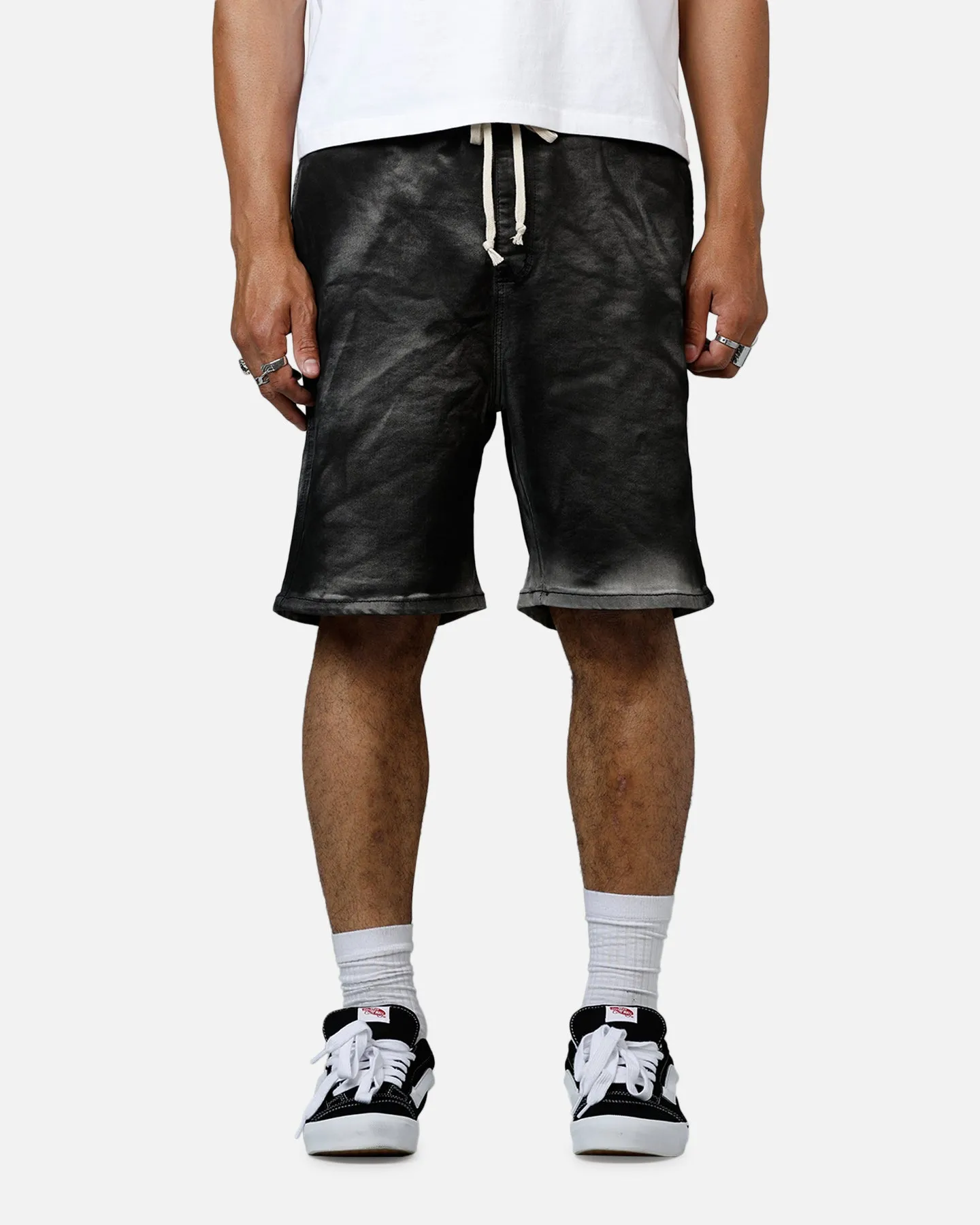 MNML Stone Charred Shorts Charcoal Grey sold by Culture Kings