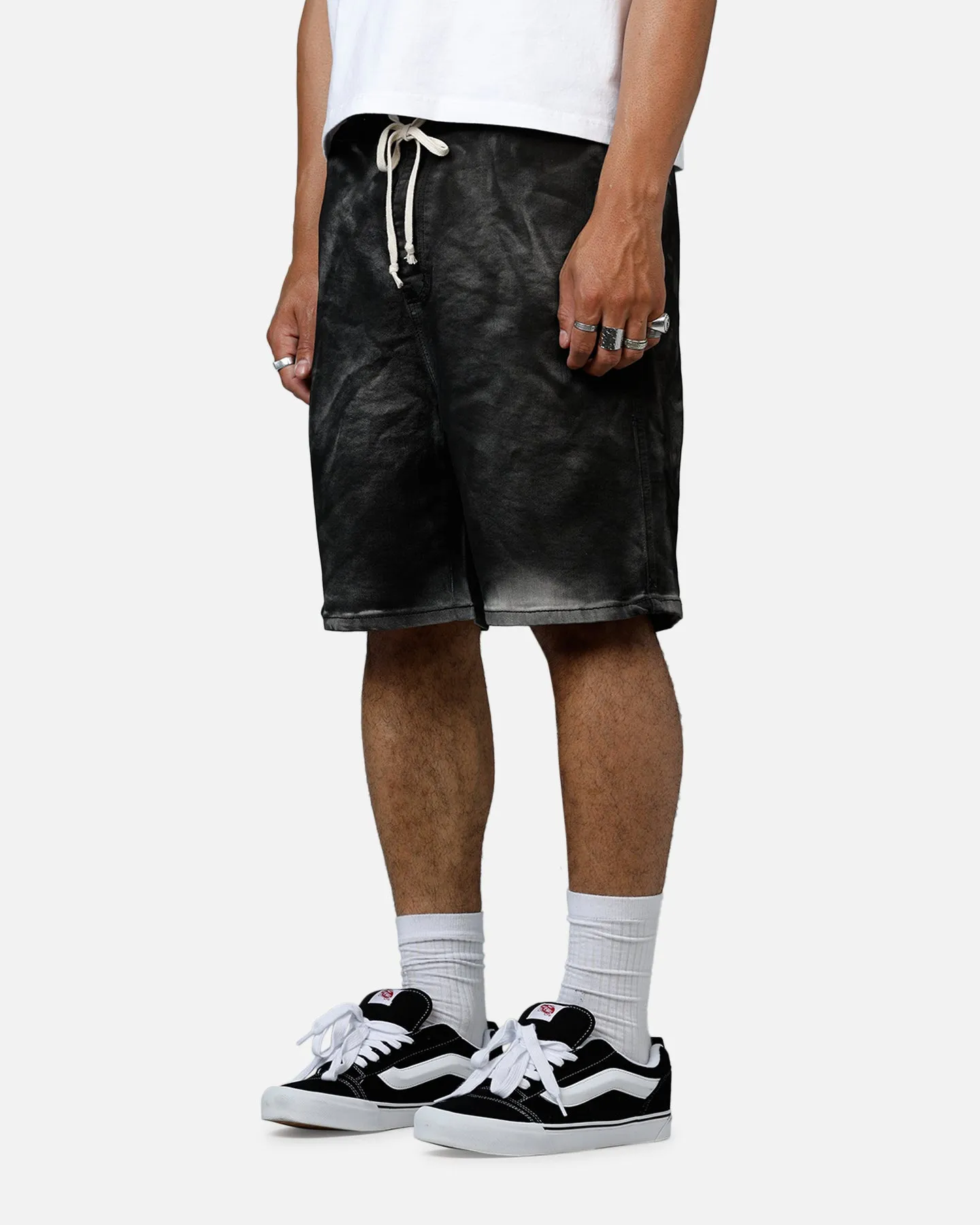 MNML Stone Charred Shorts Charcoal Grey sold by Culture Kings product image thumbnail 4