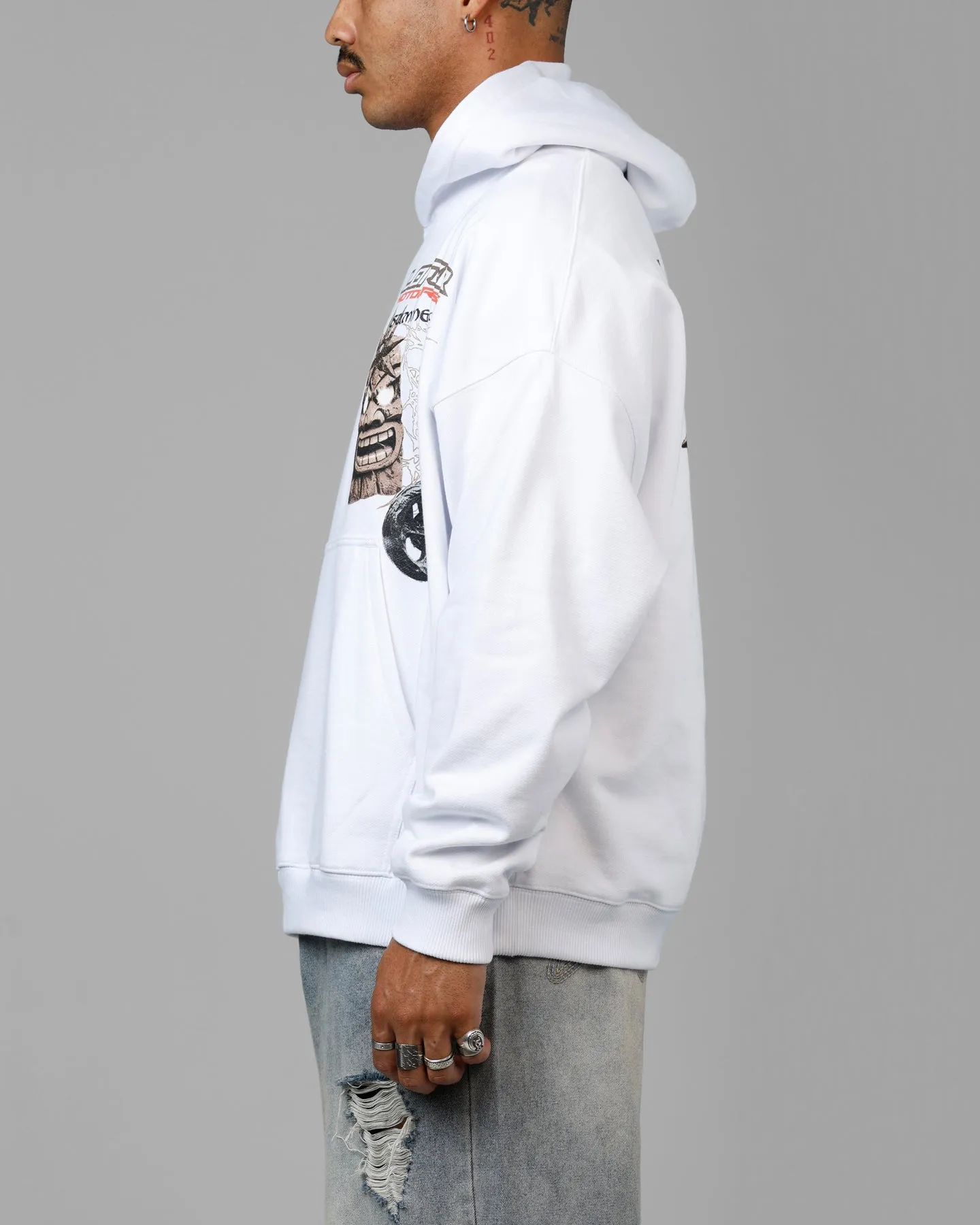 Loiter Summer Motocross Premium Hoodie White sold by Culture Kings product image thumbnail 5