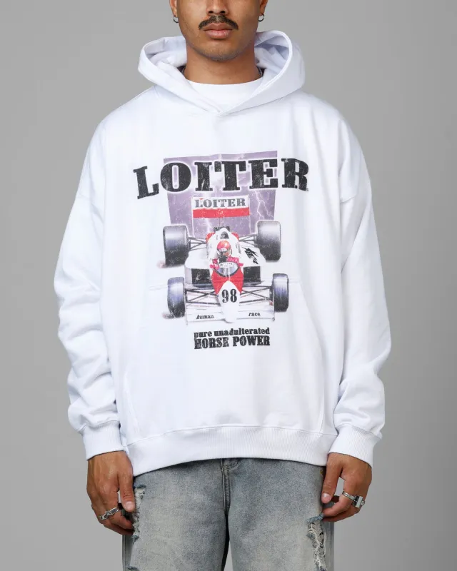 Loiter Horse Power Hoodie White sold by Culture Kings