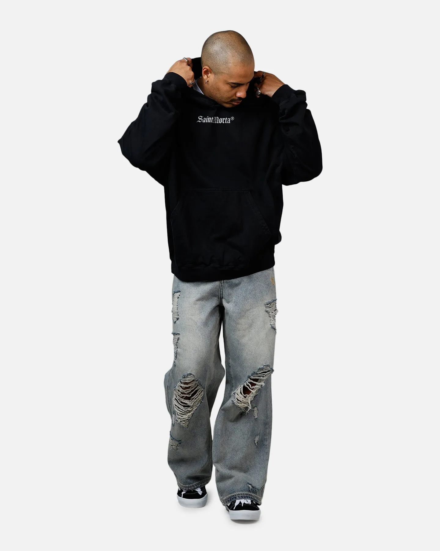 Saint Morta Weary Hearts Premium Hoodie Black sold by Culture Kings product image thumbnail 3