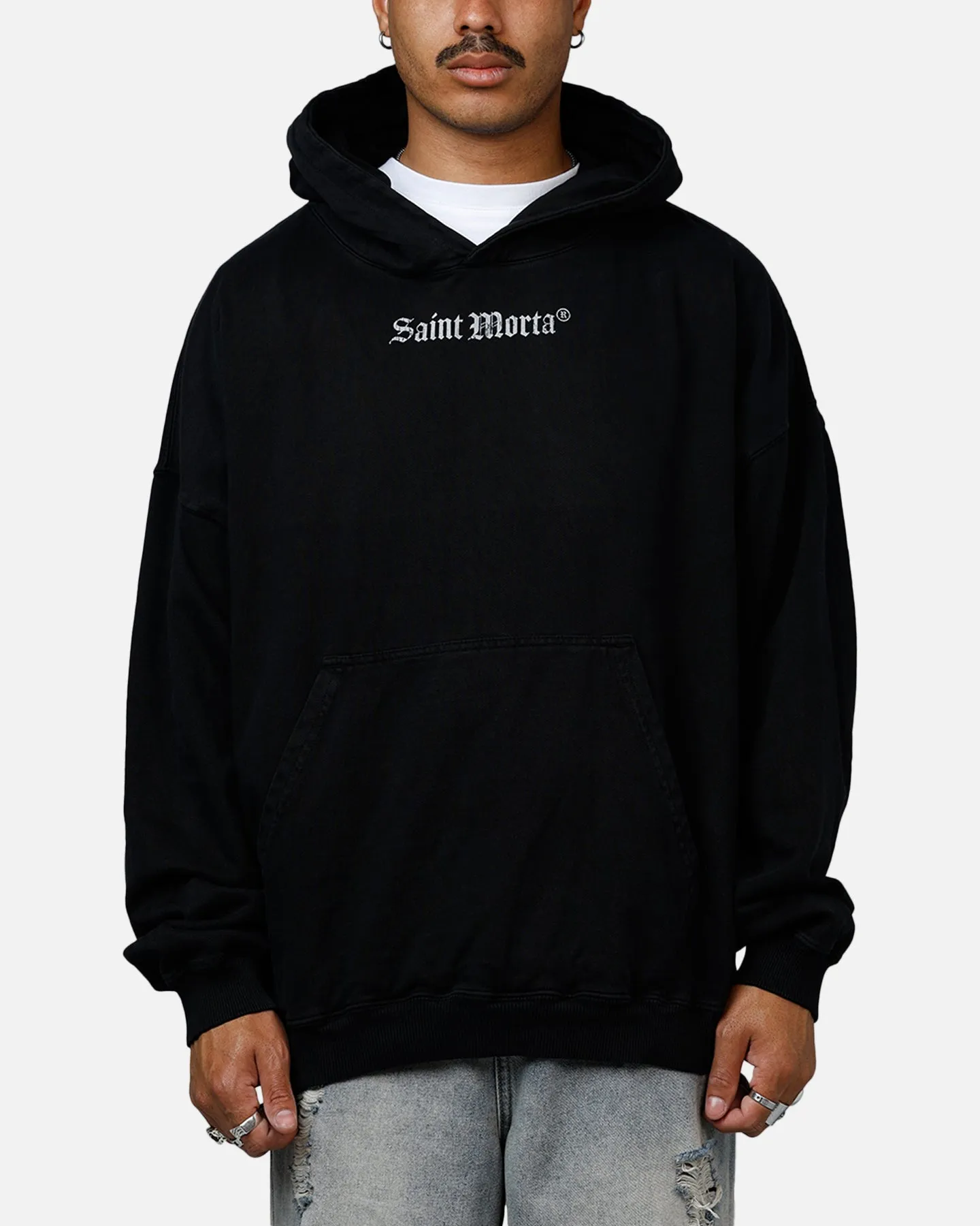 Saint Morta Weary Hearts Premium Hoodie Black sold by Culture Kings product image thumbnail 2