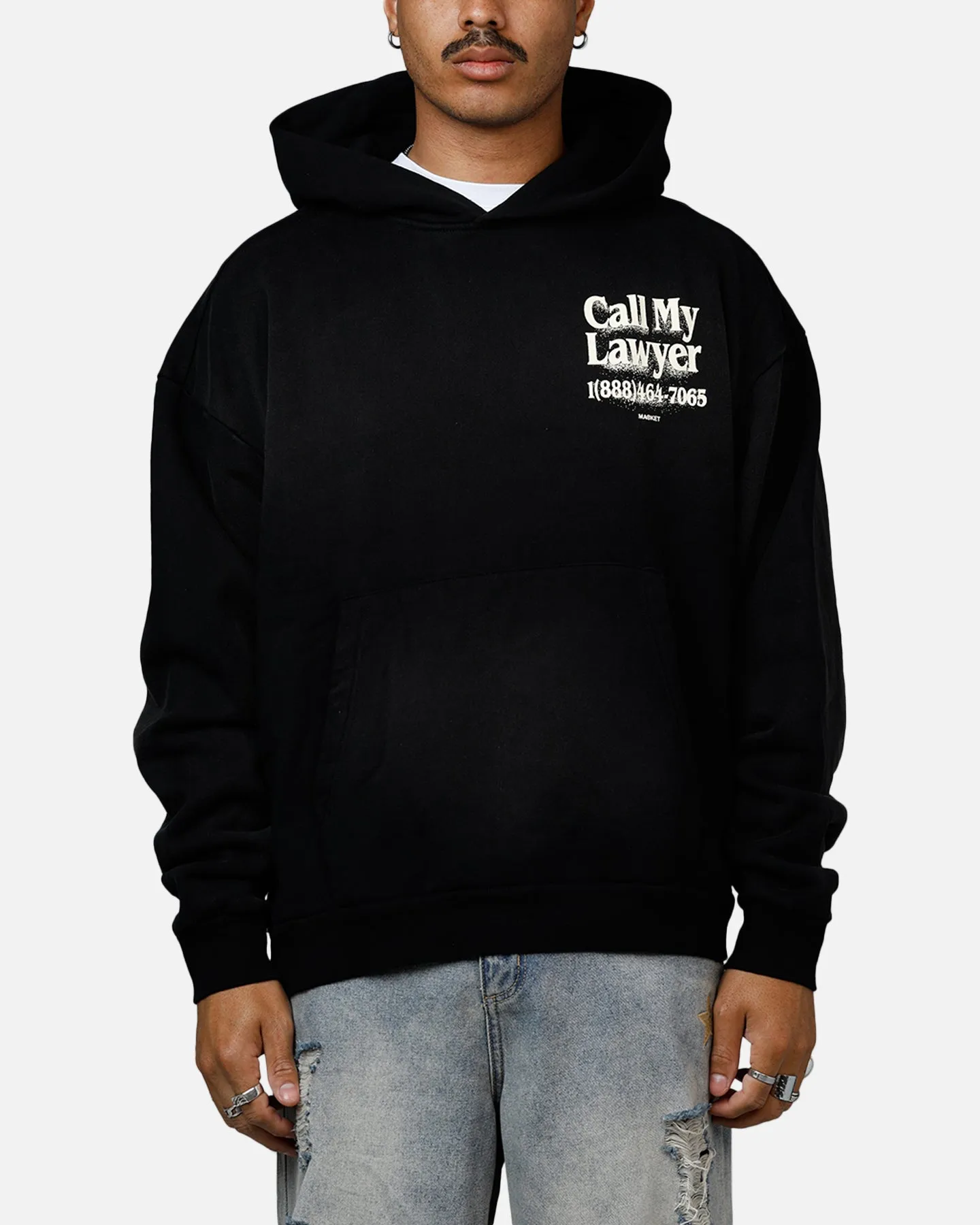Market Call My Lawyer 3D Hoodie Black sold by Culture Kings product image thumbnail 2