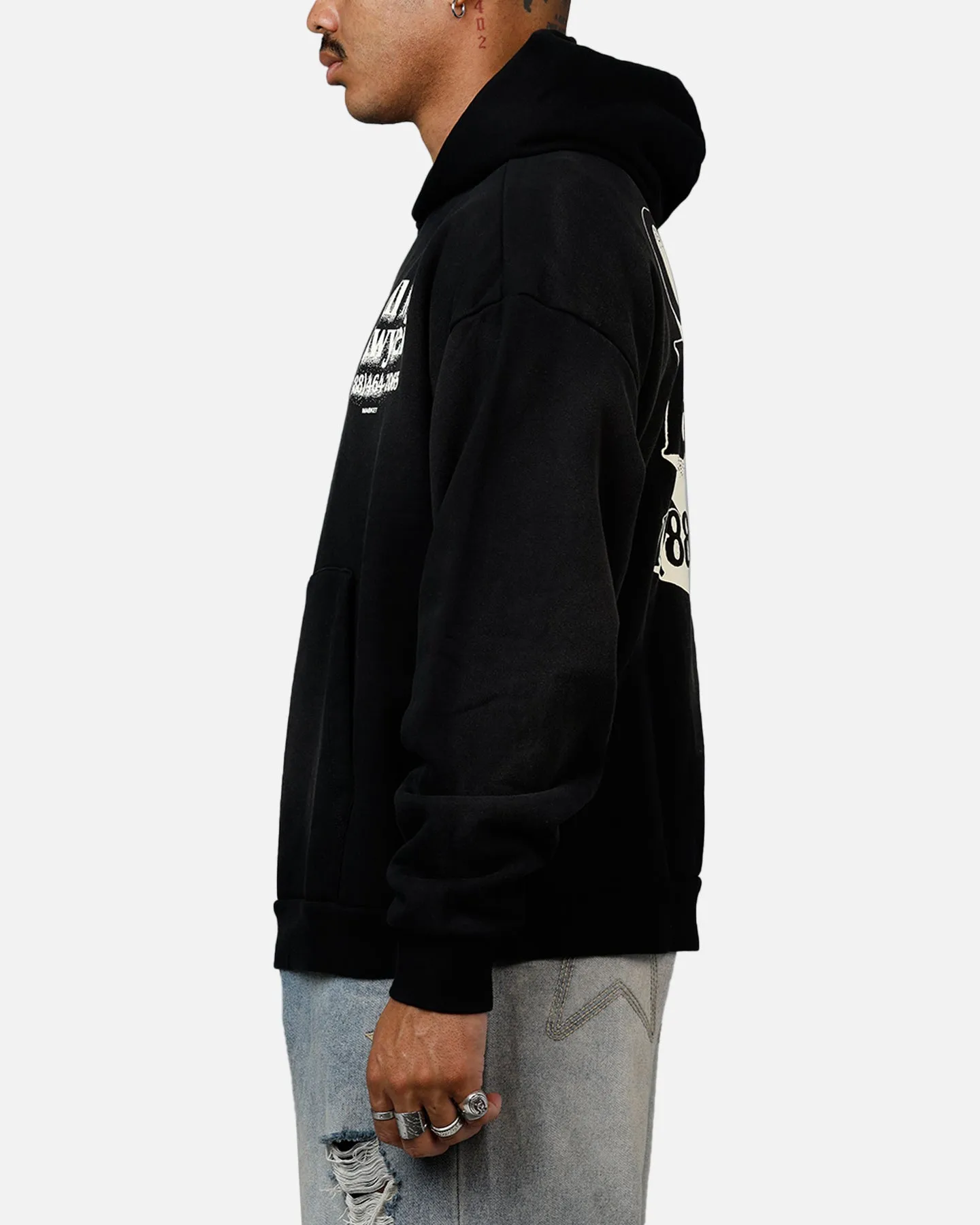 Market Call My Lawyer 3D Hoodie Black sold by Culture Kings product image thumbnail 5