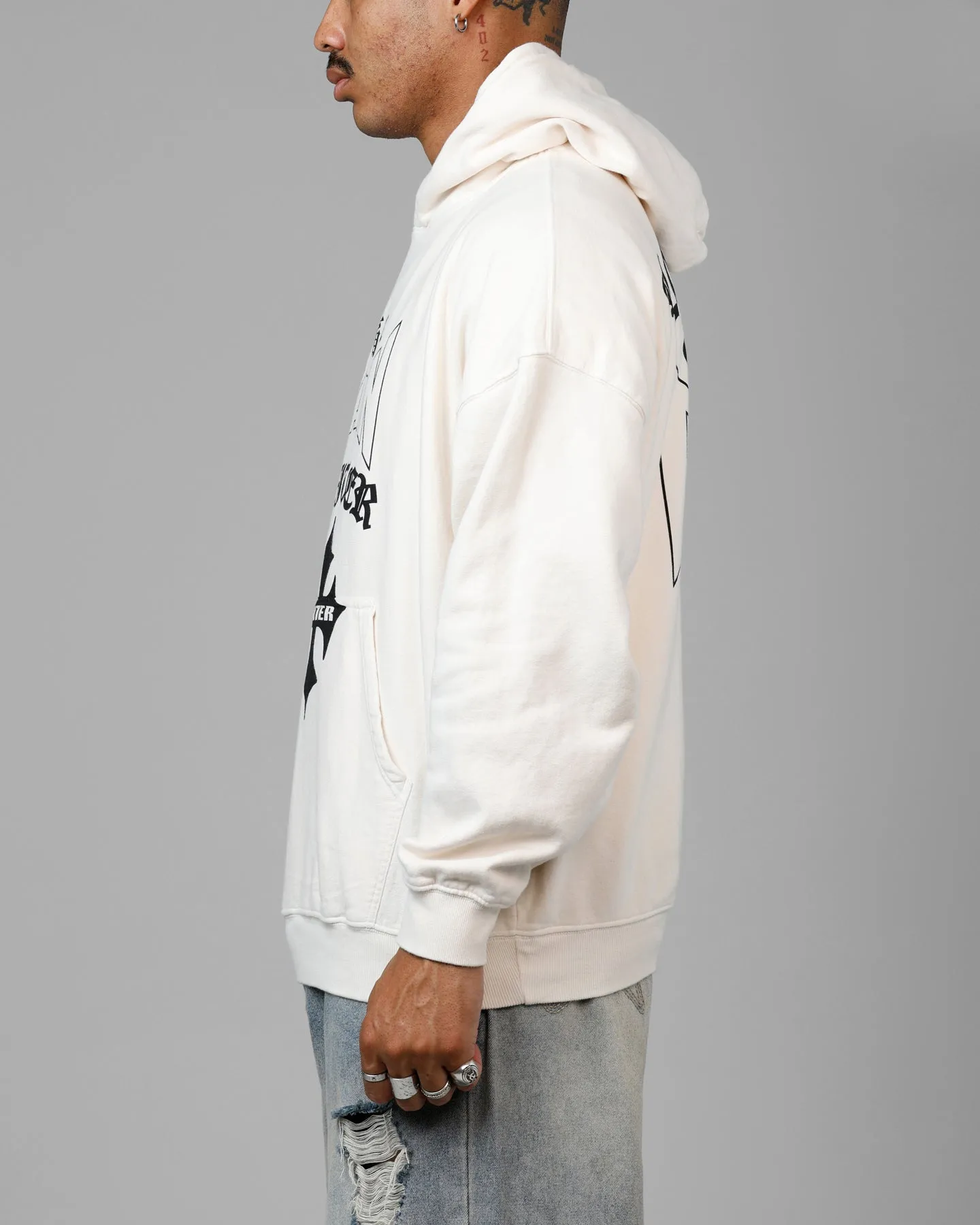 Loiter Ultimate Pain Premium Hoodie Off White sold by Culture Kings product image thumbnail 5