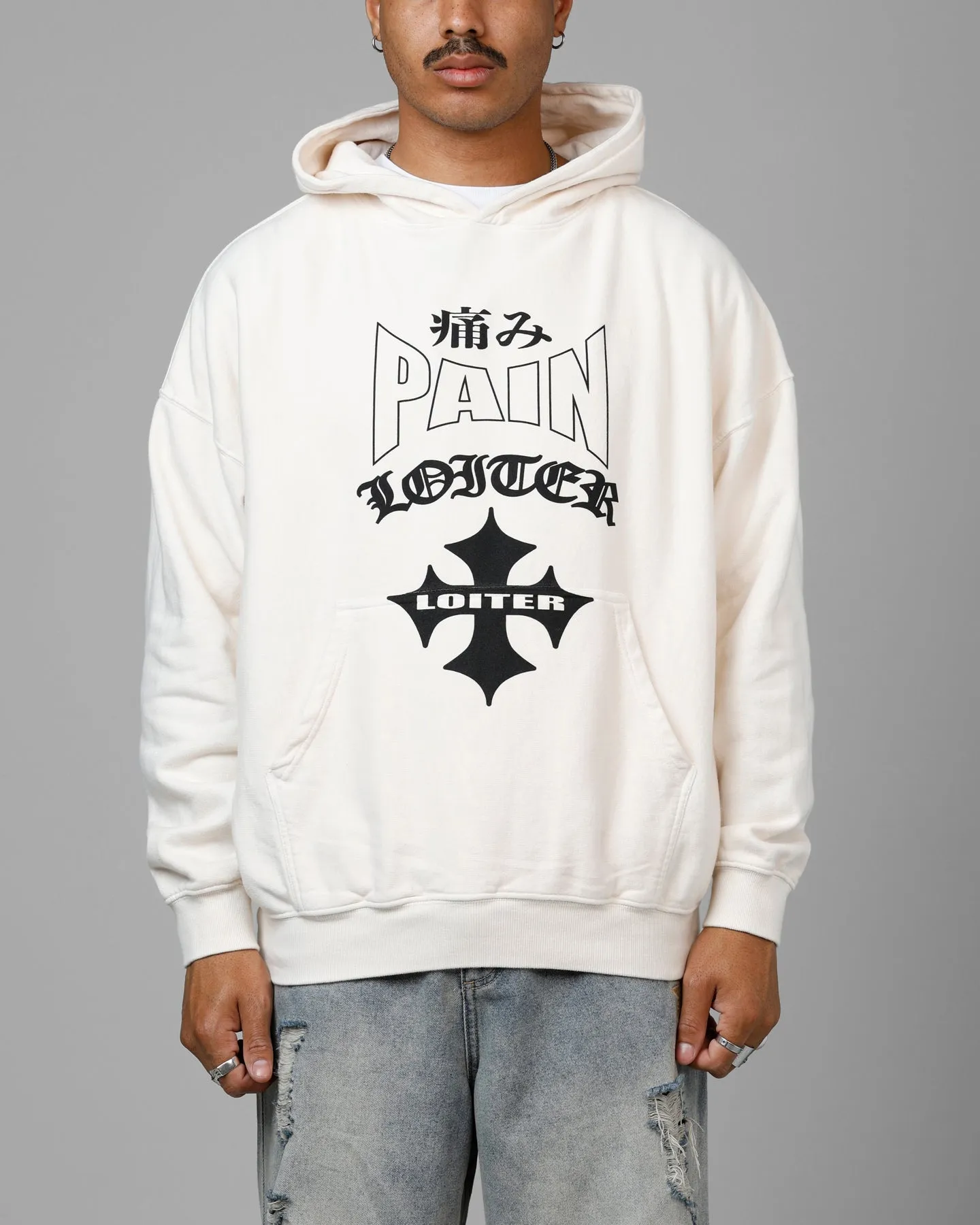 Loiter Ultimate Pain Premium Hoodie Off White sold by Culture Kings