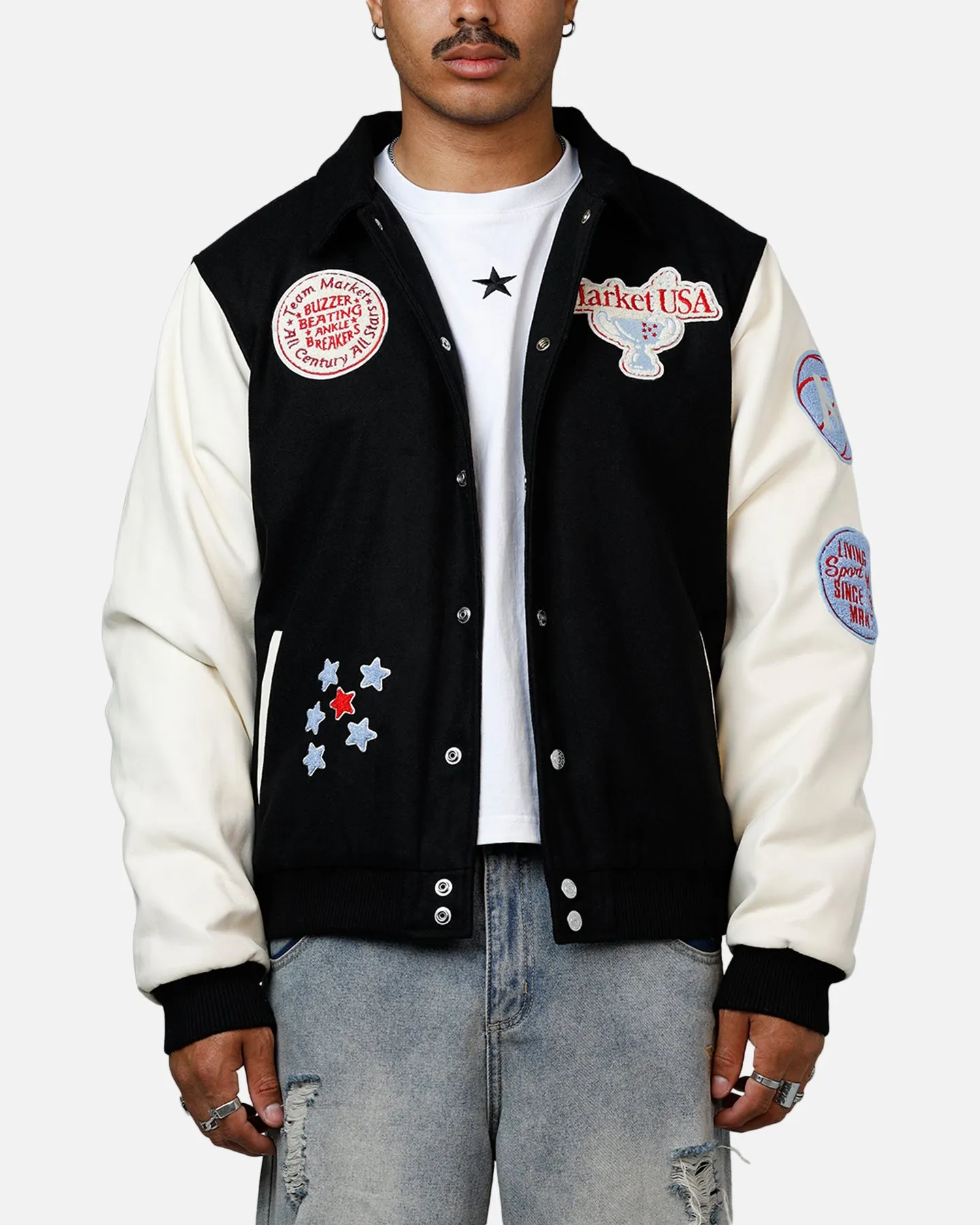 Market 1990 Varsity Jacket Multi sold by Culture Kings