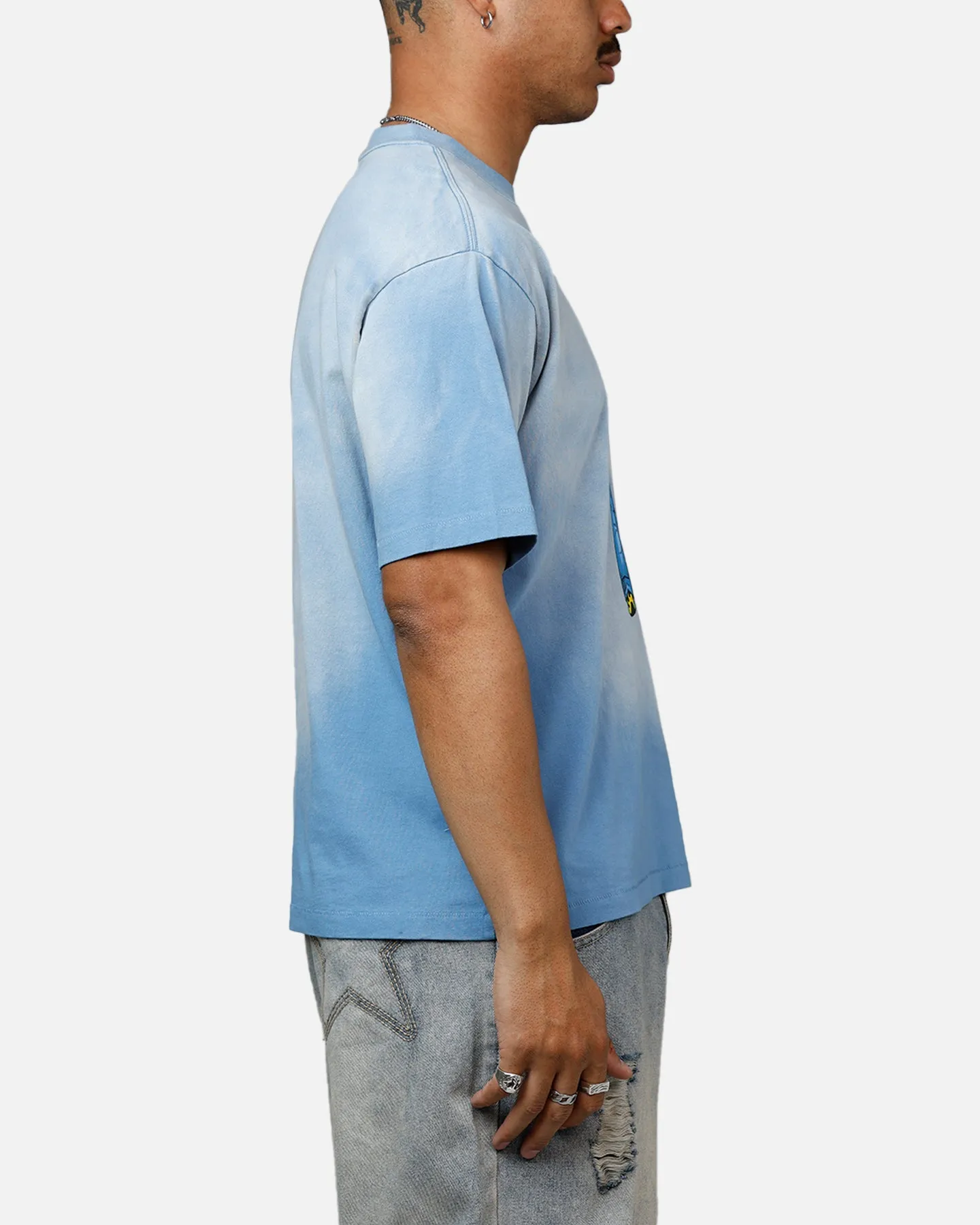 Market Fit Check Bear T-Shirt Sky Blue sold by Culture Kings product image thumbnail 4