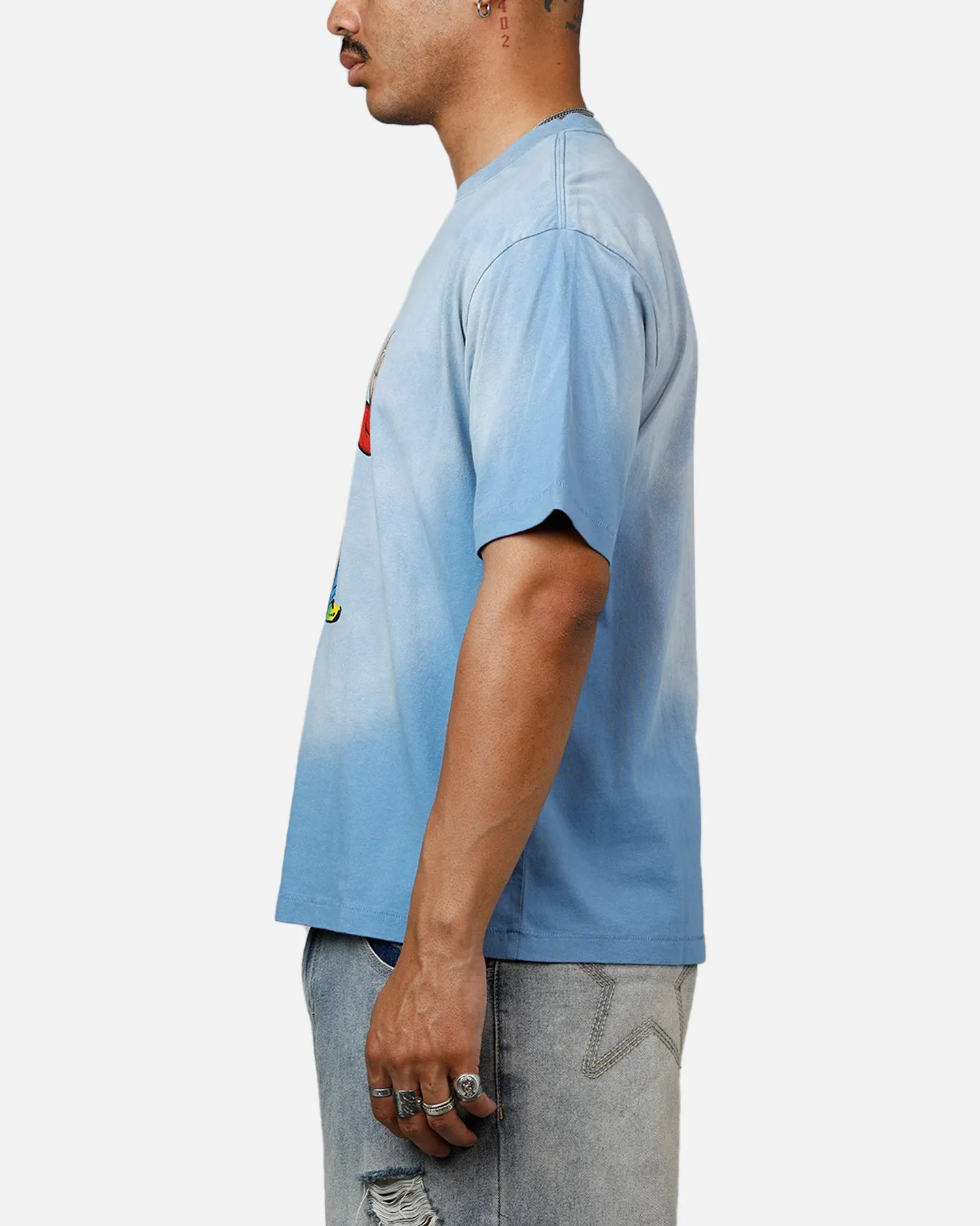 Market Fit Check Bear T-Shirt Sky Blue sold by Culture Kings product image thumbnail 5