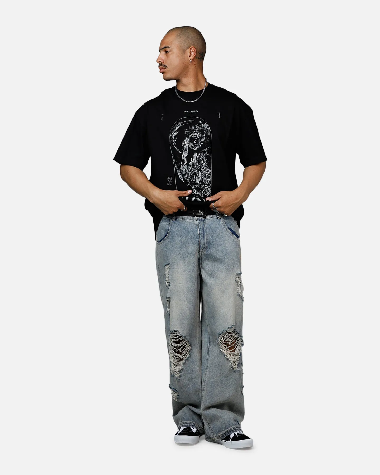 Saint Morta Lost Souls Heavyweight T-Shirt Black sold by Culture Kings product image thumbnail 3