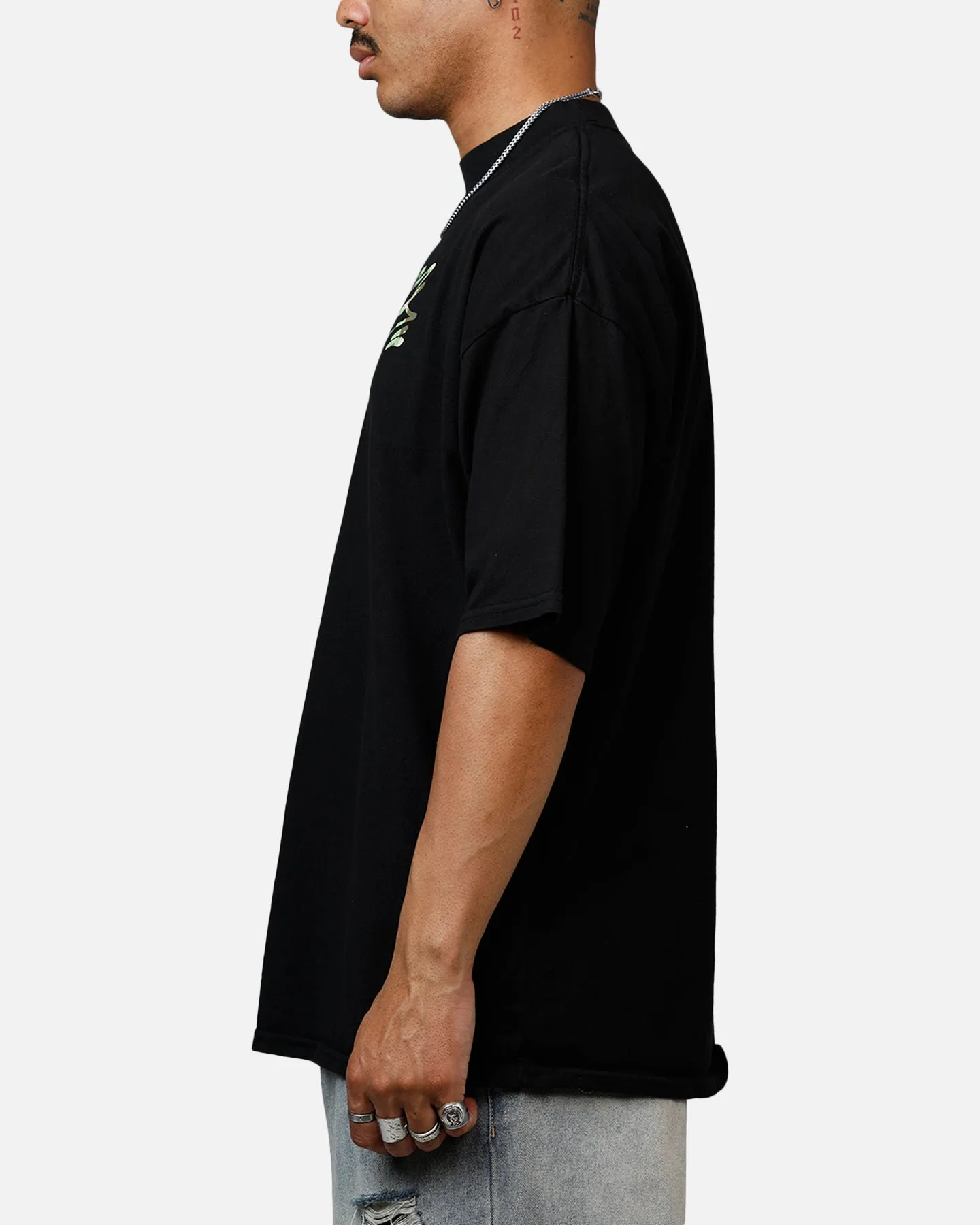 Carre Camo Script T-Shirt Black sold by Culture Kings product image thumbnail 5