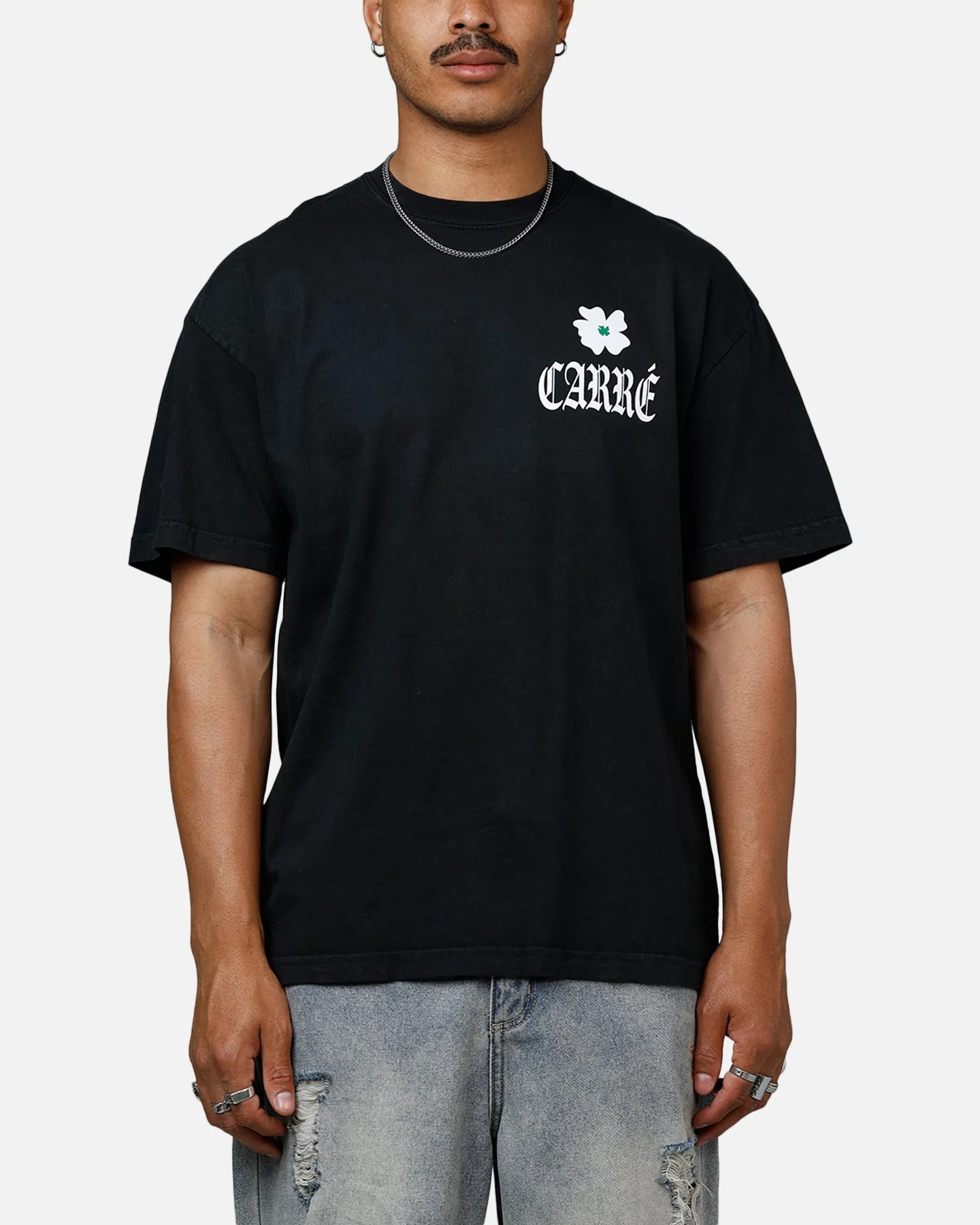 Carre Eternal Garden Heavyweight T-Shirt Black Acidwash sold by Culture Kings product image thumbnail 2