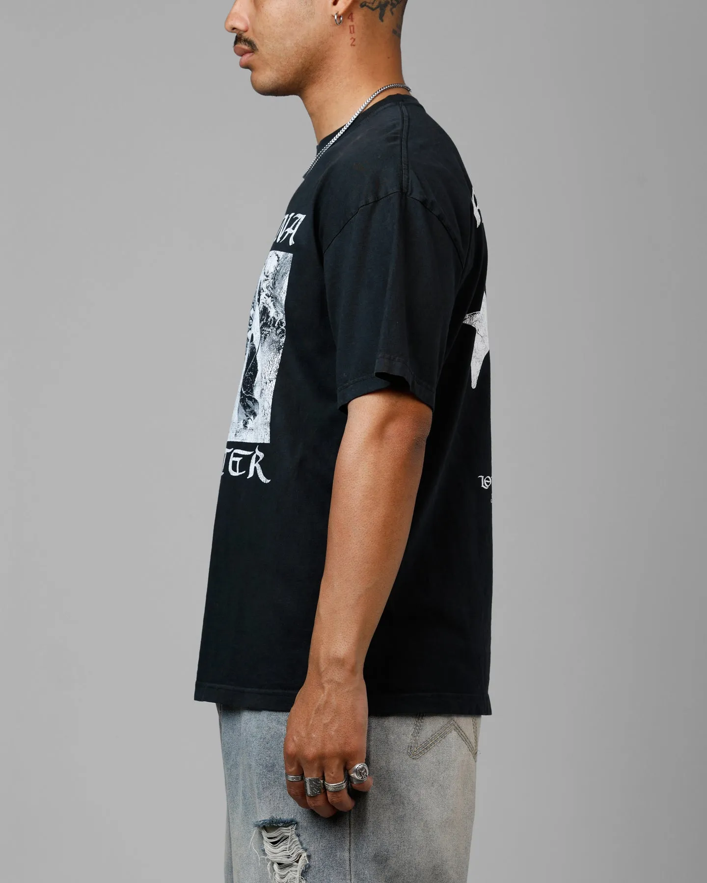 Loiter Katana Vintage T-Shirt Black Acidwash sold by Culture Kings product image thumbnail 5