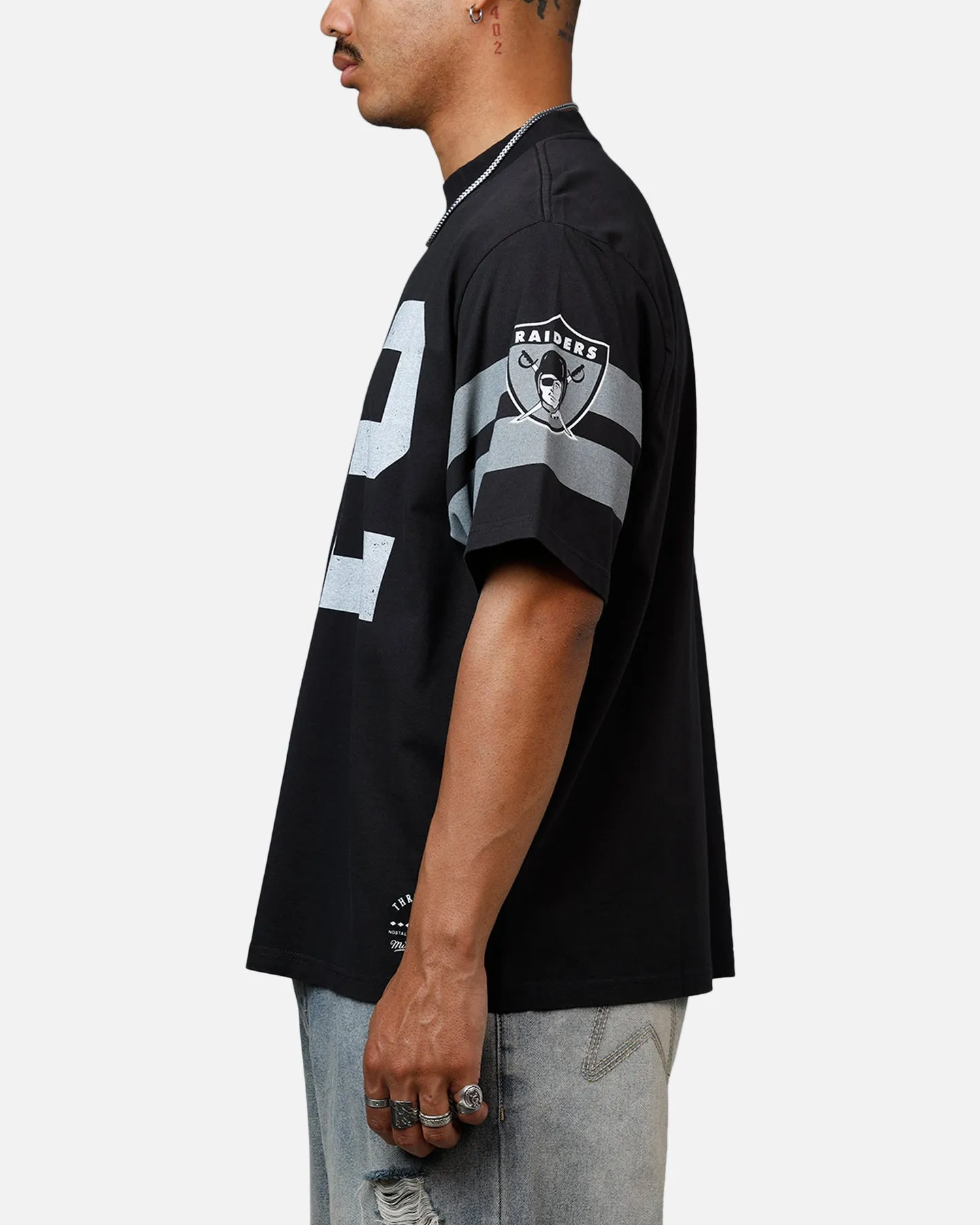 Mitchell & Ness Las Vegas Raiders Marcus Allen Boxy T-Shirt Faded Black sold by Culture Kings product image thumbnail 5