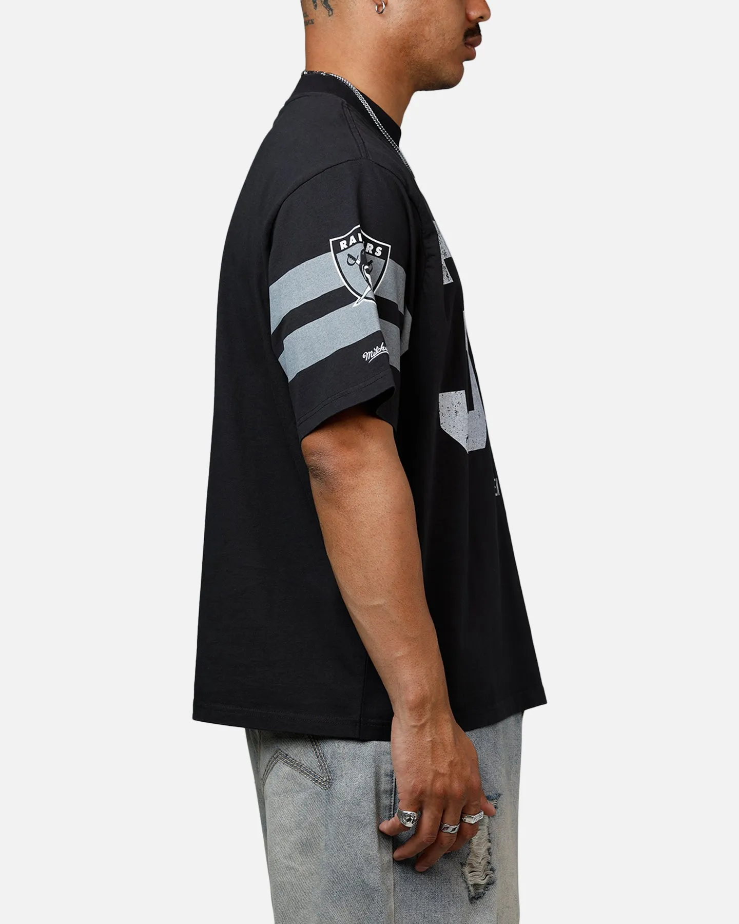 Mitchell & Ness Las Vegas Raiders Marcus Allen Boxy T-Shirt Faded Black sold by Culture Kings product image thumbnail 4