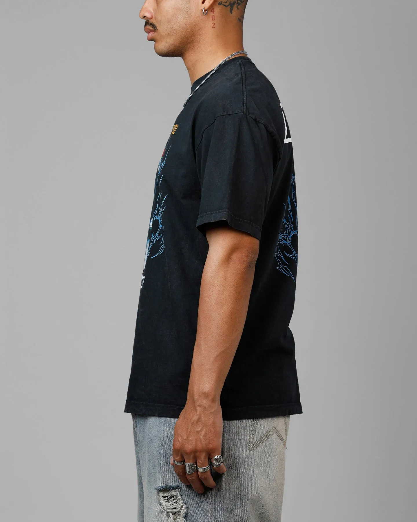 Loiter Phonebooth Vintage Drop T-Shirt Black Acidwash sold by Culture Kings product image thumbnail 5