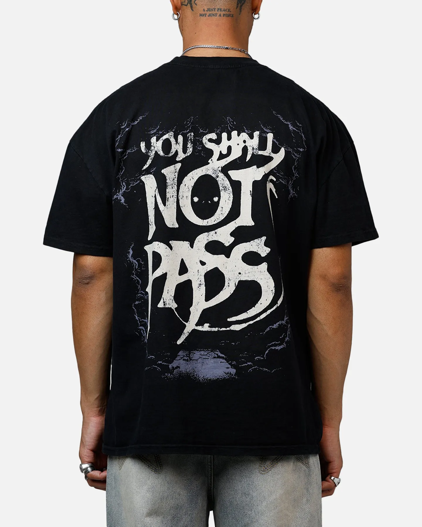 American Thrift X The Lord Of The Rings Gandalf Heavyweight T-Shirt Black sold by Culture Kings product image thumbnail 2