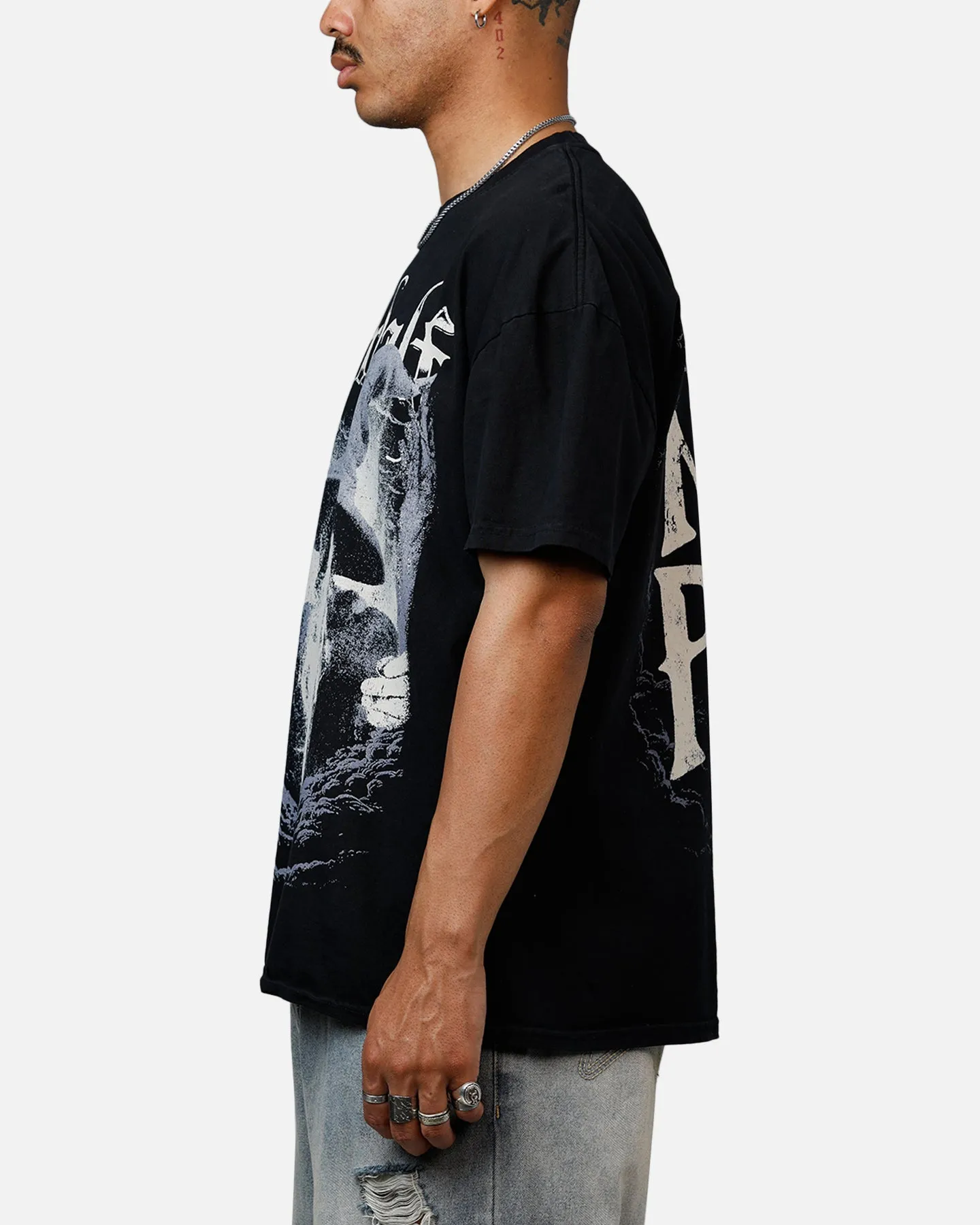 American Thrift X The Lord Of The Rings Gandalf Heavyweight T-Shirt Black sold by Culture Kings product image thumbnail 5