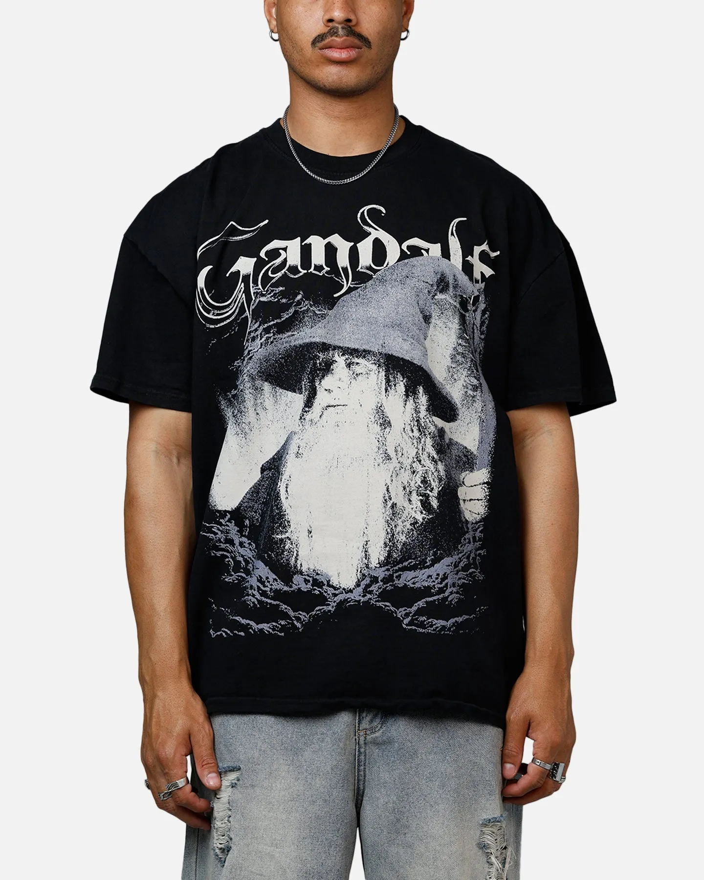 American Thrift X The Lord Of The Rings Gandalf Heavyweight T-Shirt Black sold by Culture Kings