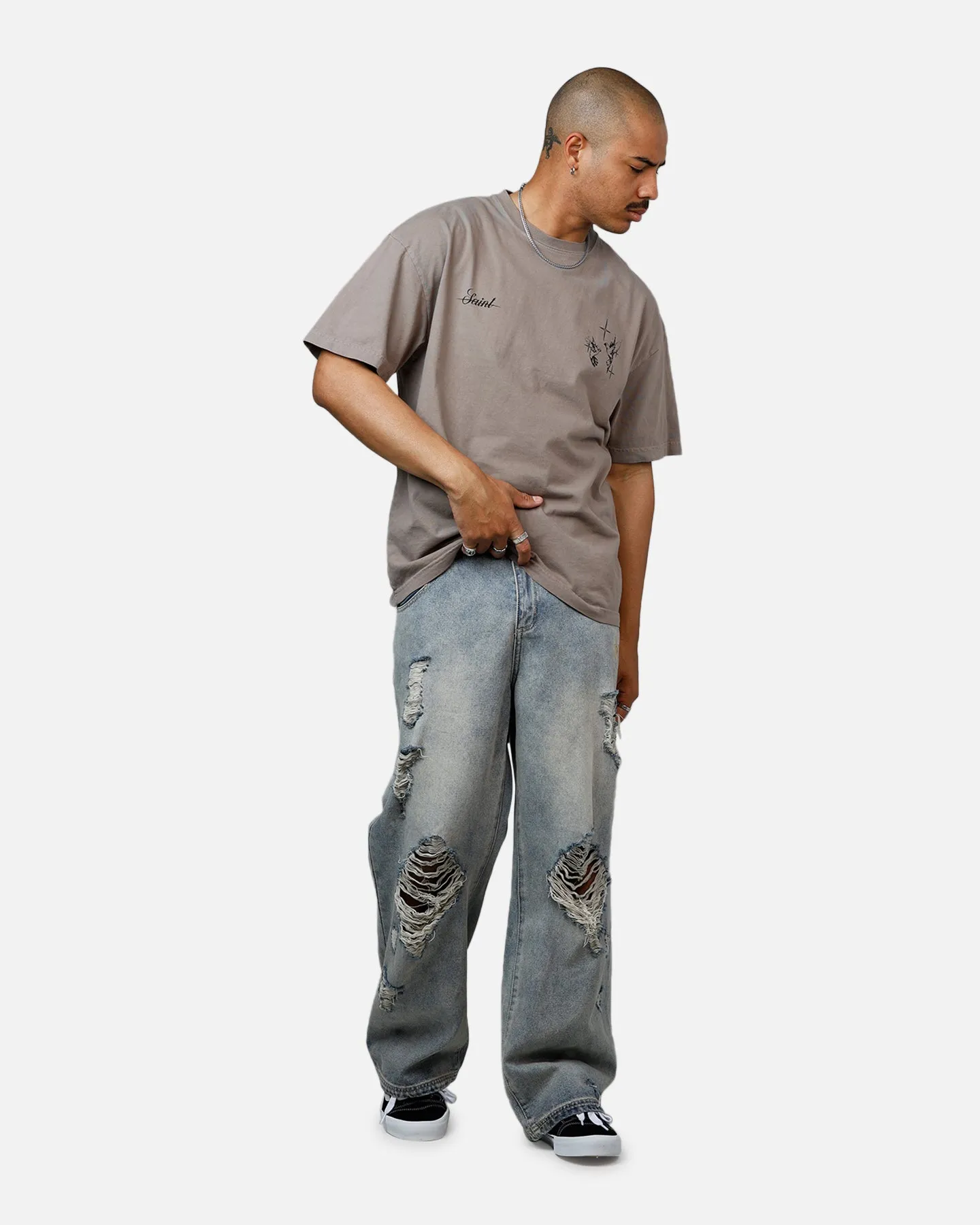 Saint Morta Destiny Rising T-Shirt Vintage Khaki sold by Culture Kings product image thumbnail 3