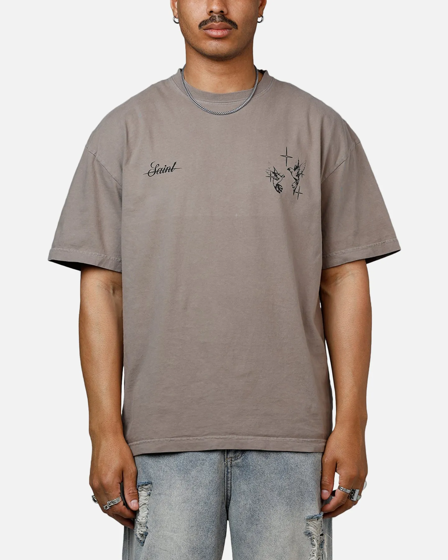 Saint Morta Destiny Rising T-Shirt Vintage Khaki sold by Culture Kings product image thumbnail 2