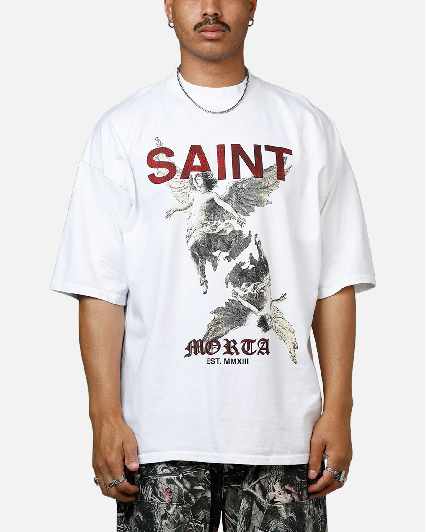 Saint Morta Heavens Mock T-Shirt White sold by Culture Kings