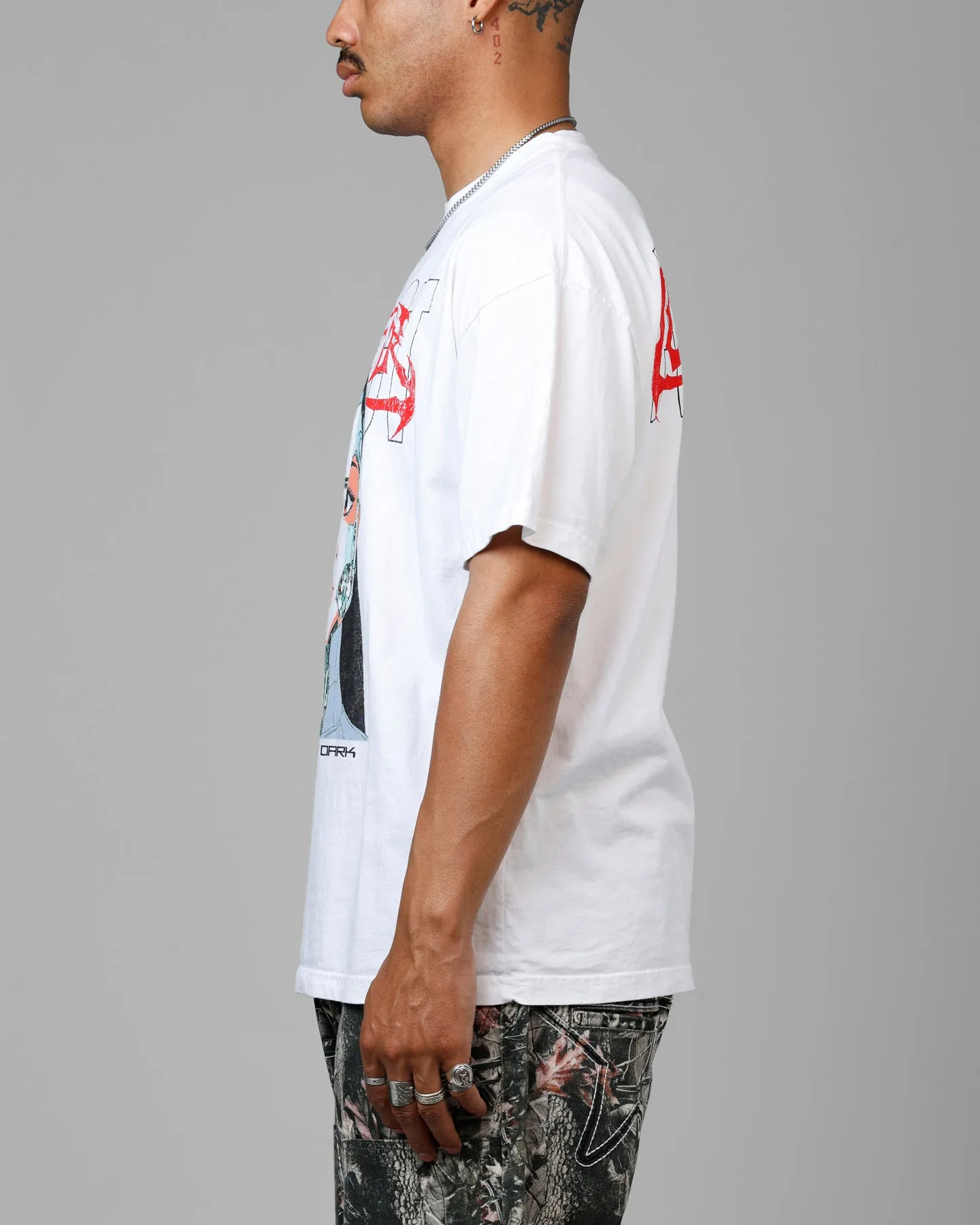 Loiter Cyber Geisha Vintage T-Shirt White sold by Culture Kings product image thumbnail 5