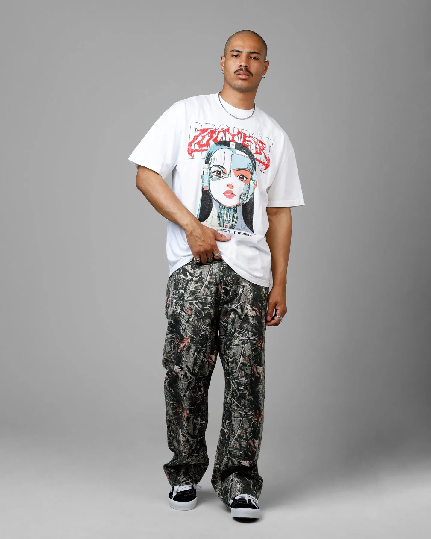 Loiter Cyber Geisha Vintage T-Shirt White sold by Culture Kings product image thumbnail 3