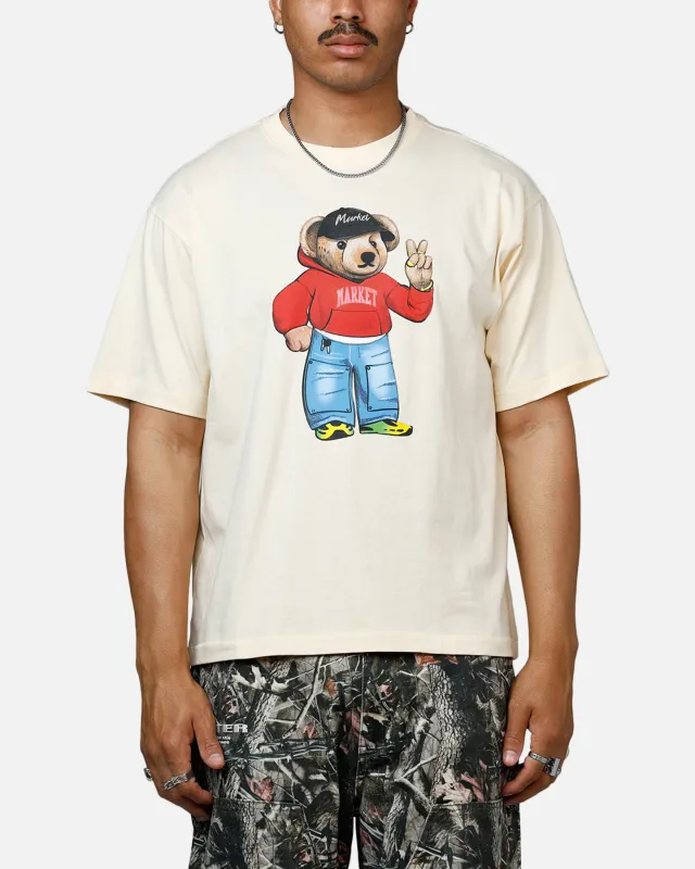 Market Fit Check Bear T-Shirt Cream sold by Culture Kings