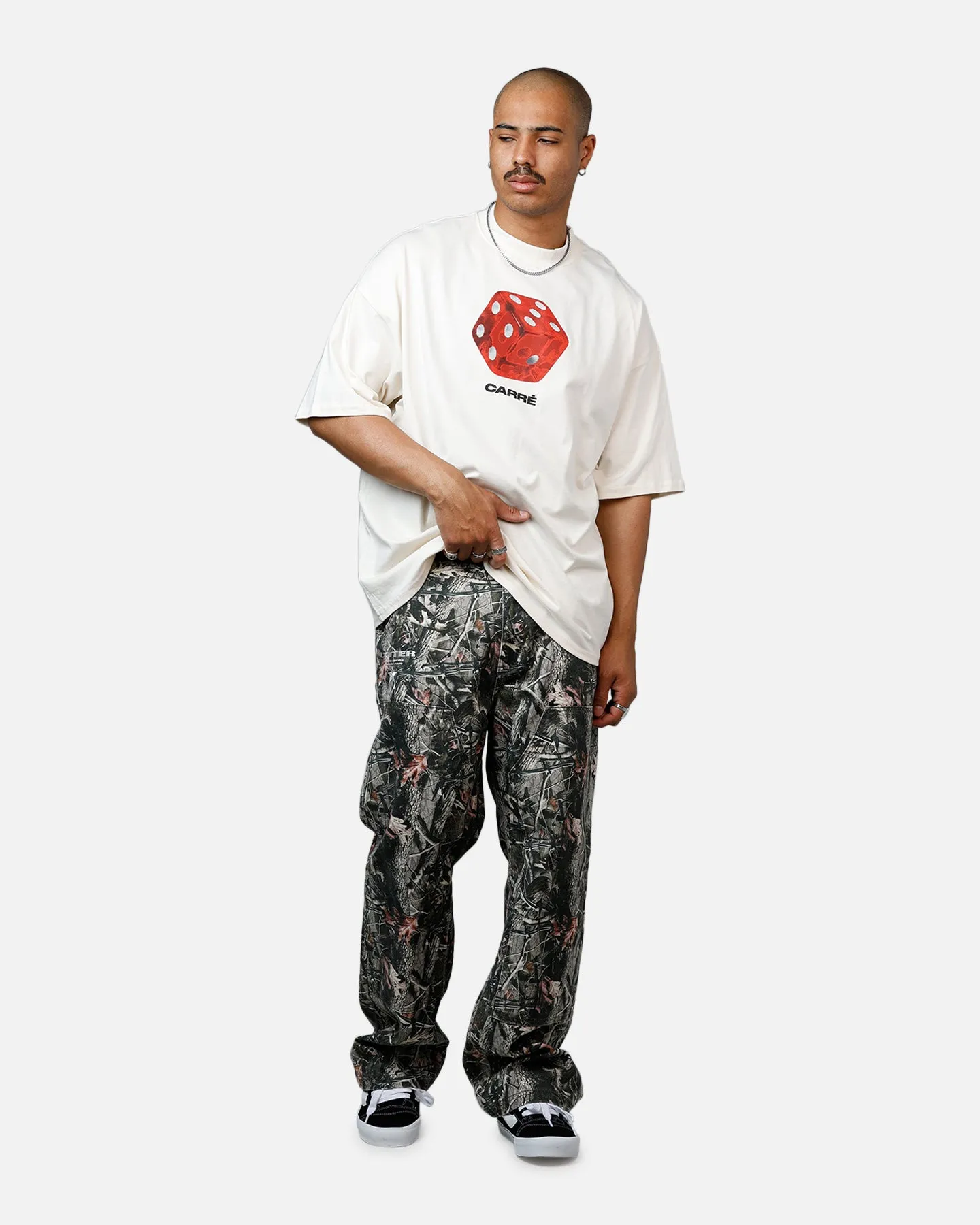 Carre Die Mock T-Shirt Off White sold by Culture Kings product image thumbnail 3