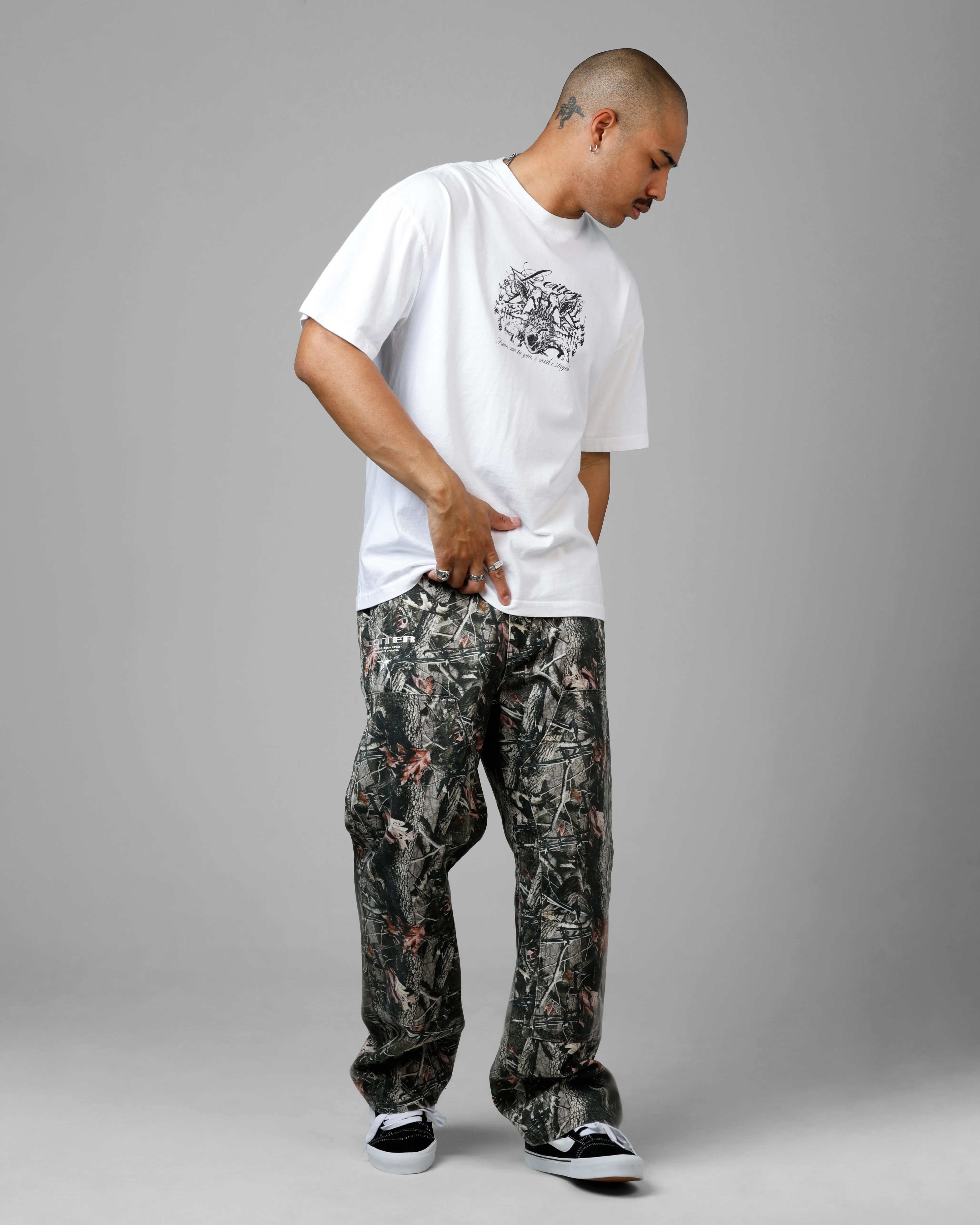 Loiter Earth Angel Heavyweight T-Shirt White sold by Culture Kings product image thumbnail 3