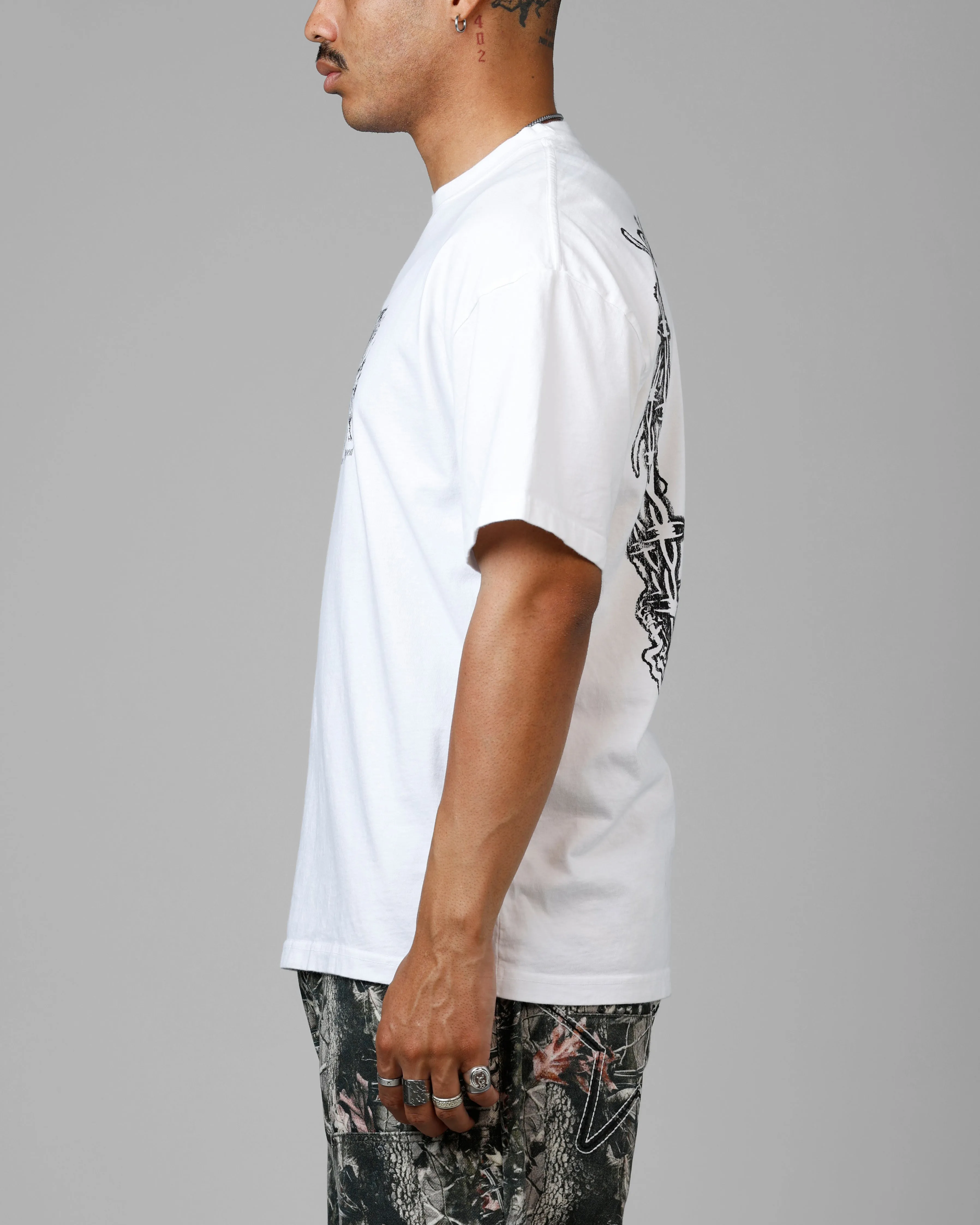 Loiter Earth Angel Heavyweight T-Shirt White sold by Culture Kings product image thumbnail 5
