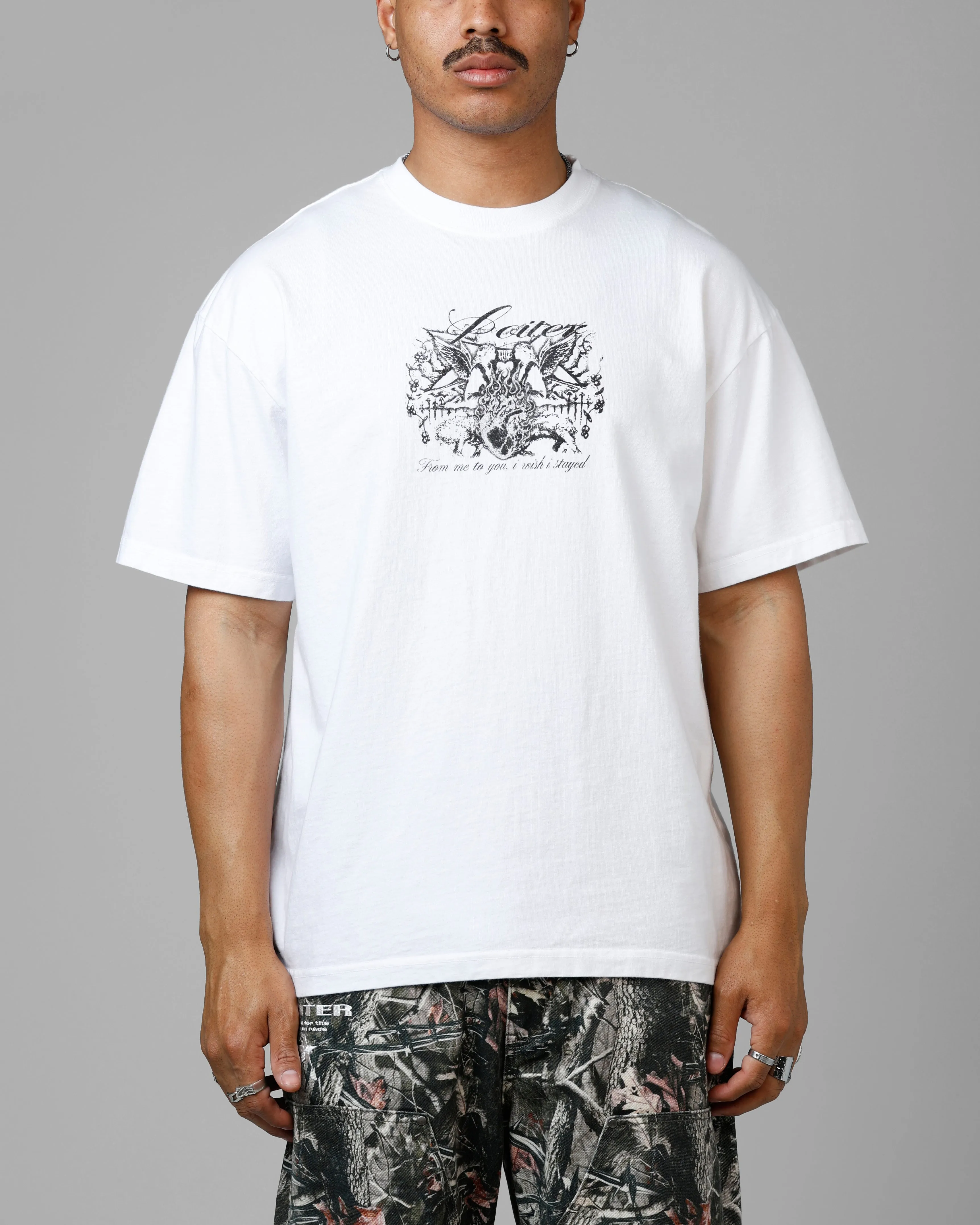 Loiter Earth Angel Heavyweight T-Shirt White sold by Culture Kings product image thumbnail 2